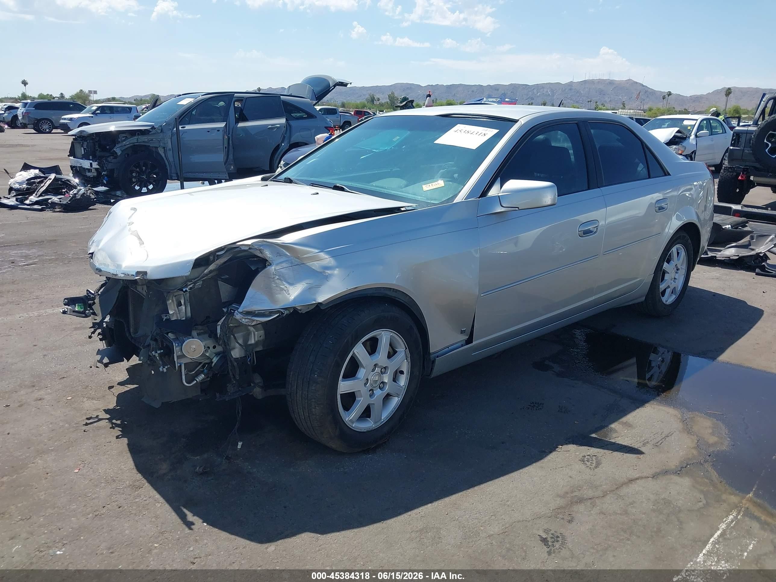 2006 Cadillac Cts Base W/1sa Silver vin: 1G6DM57T360168617