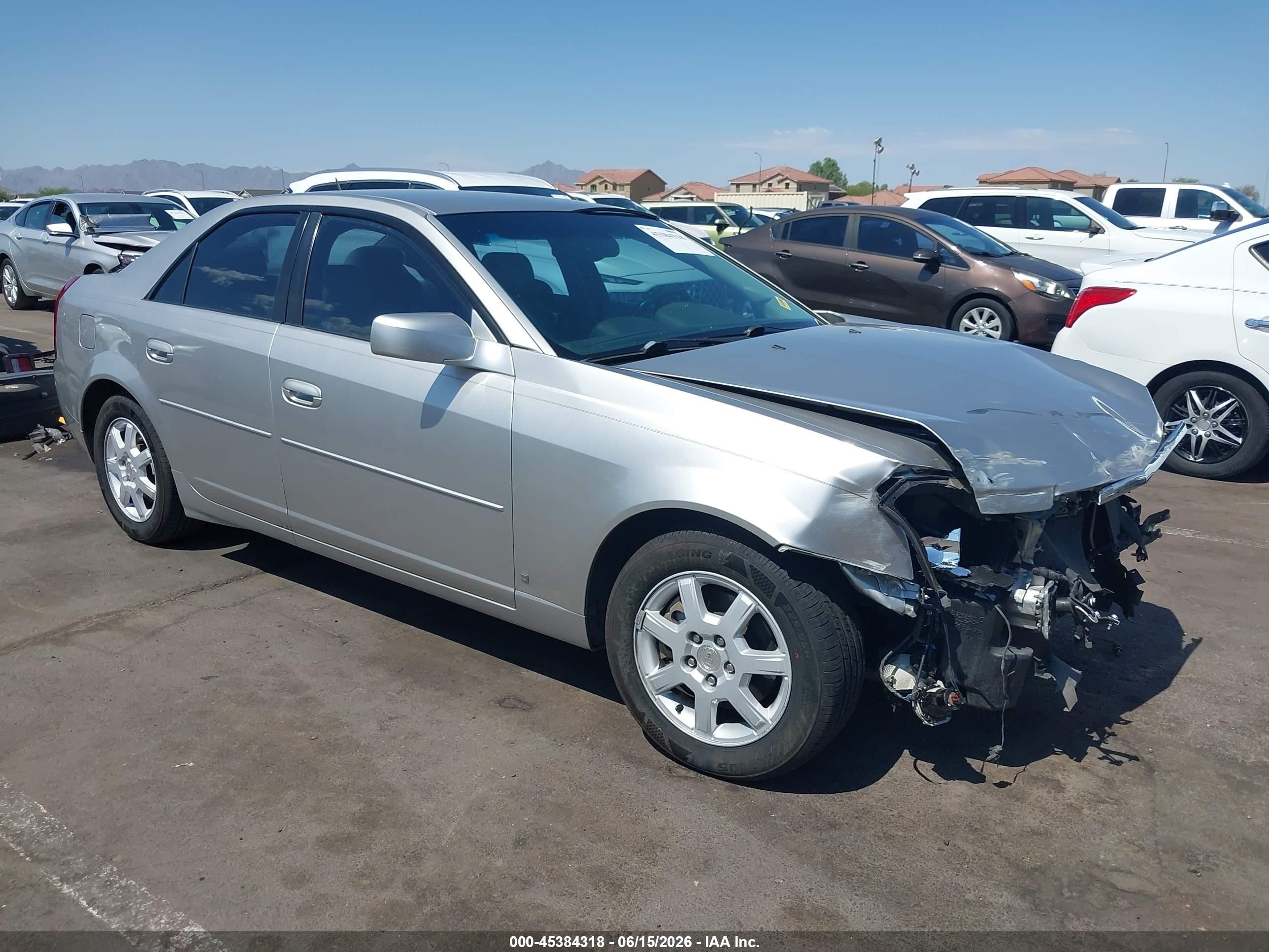 2006 Cadillac Cts Base W/1sa Silver vin: 1G6DM57T360168617