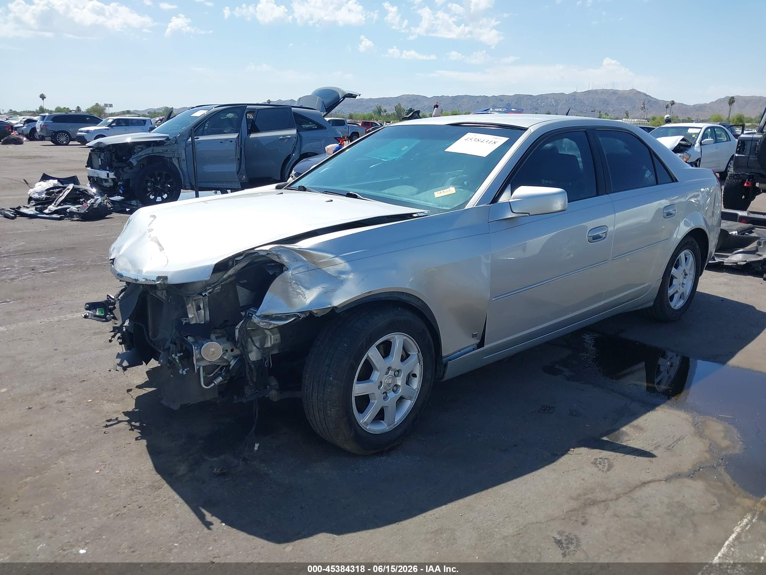 2006 Cadillac Cts Base W/1sa Silver vin: 1G6DM57T360168617