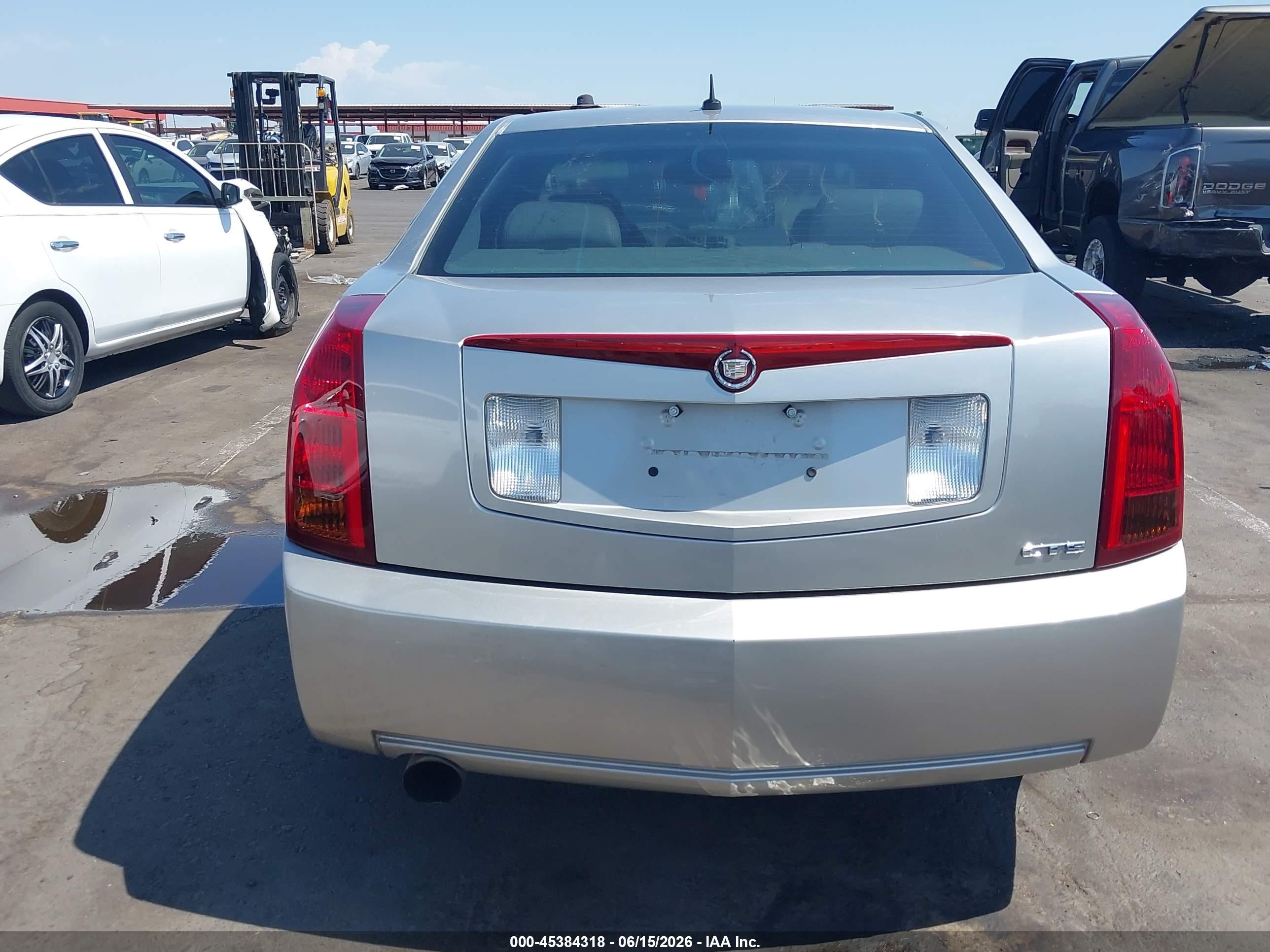 2006 Cadillac Cts Base W/1sa Silver vin: 1G6DM57T360168617