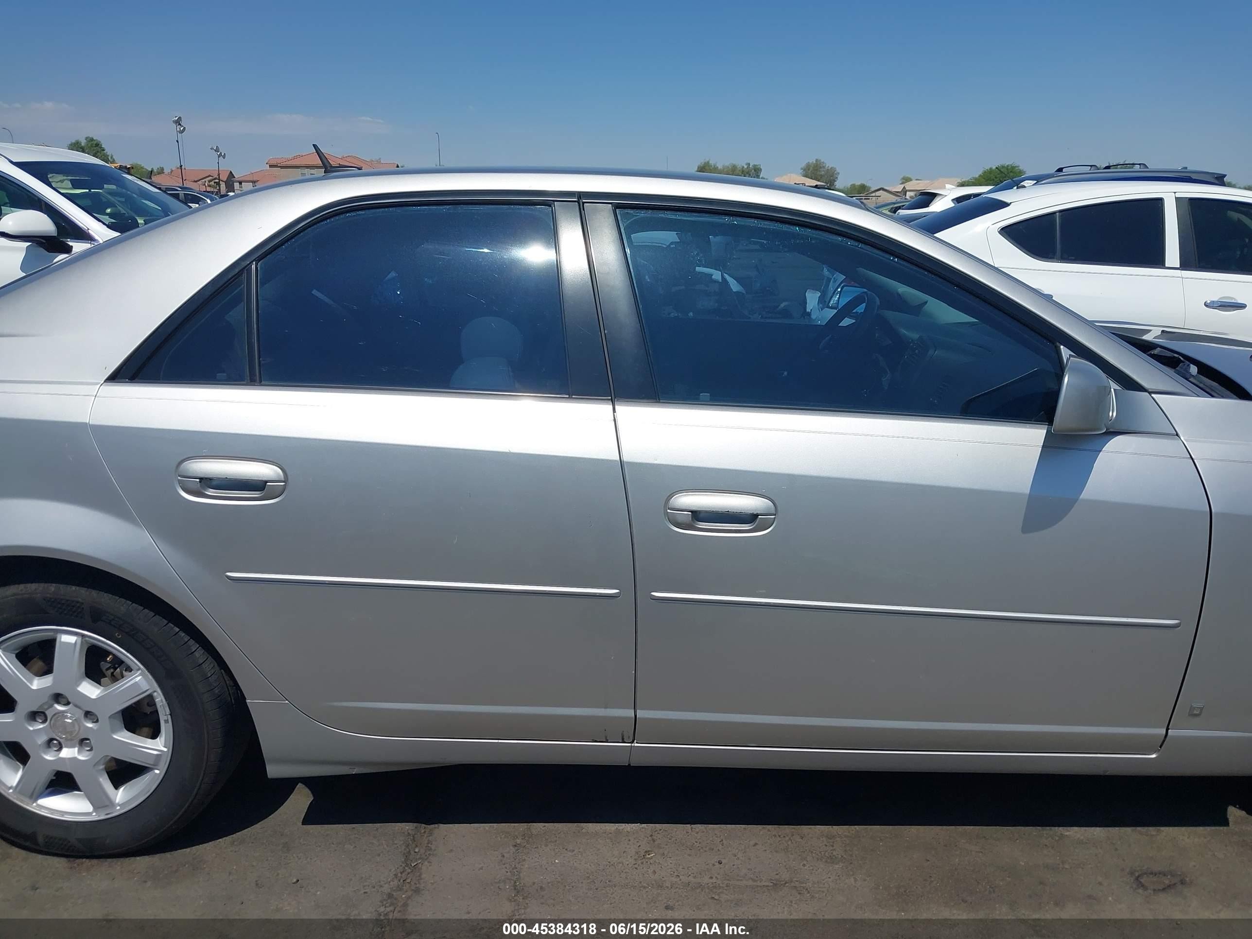 2006 Cadillac Cts Base W/1sa Silver vin: 1G6DM57T360168617