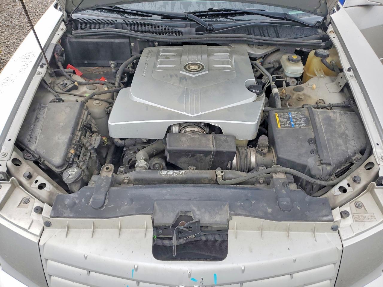 2006 Cadillac Cts Silver vin: 1G6DM57T360174949