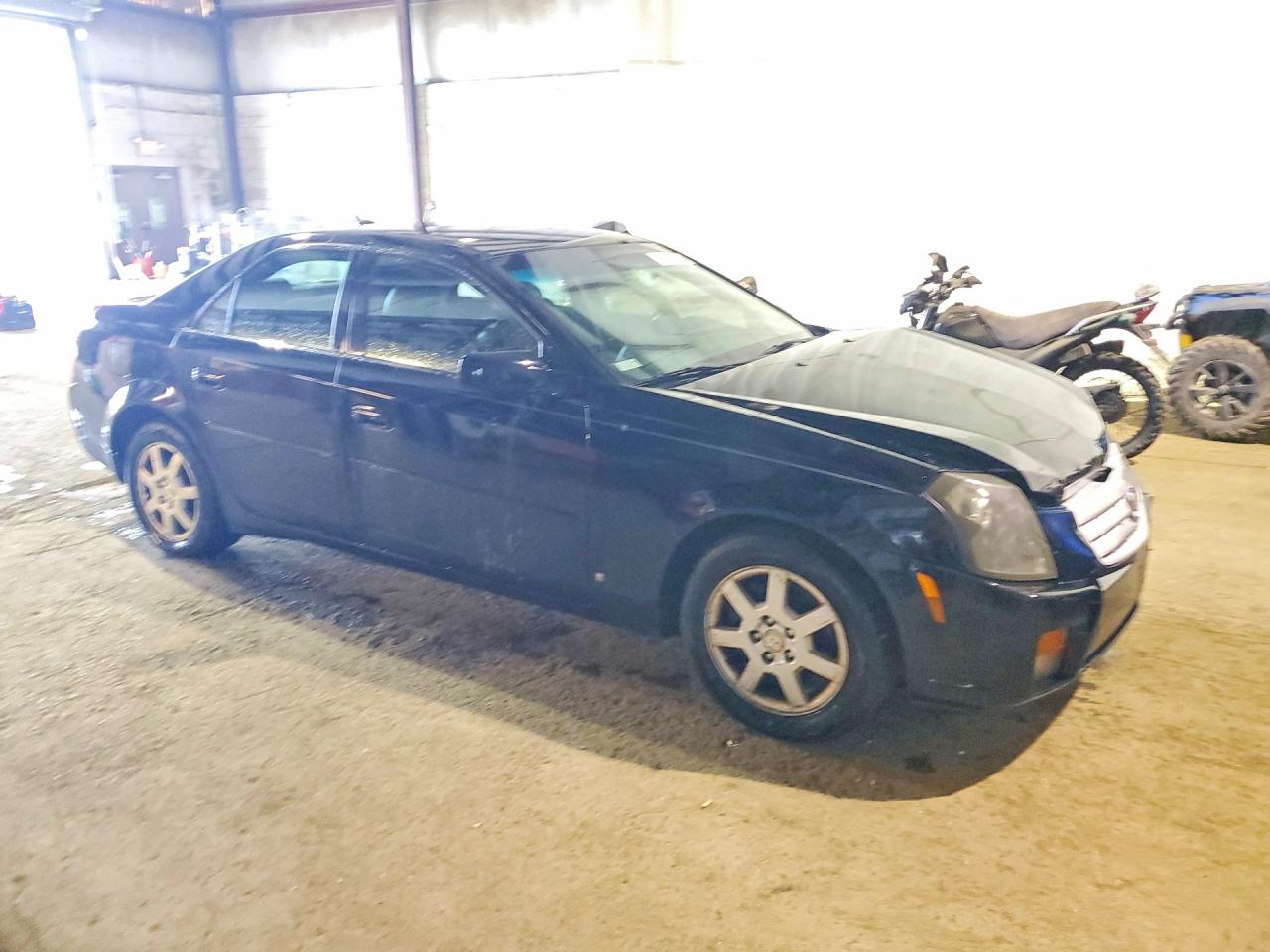 2007 Cadillac Cts Hi Feature V6 Black vin: 1G6DM57T370110461