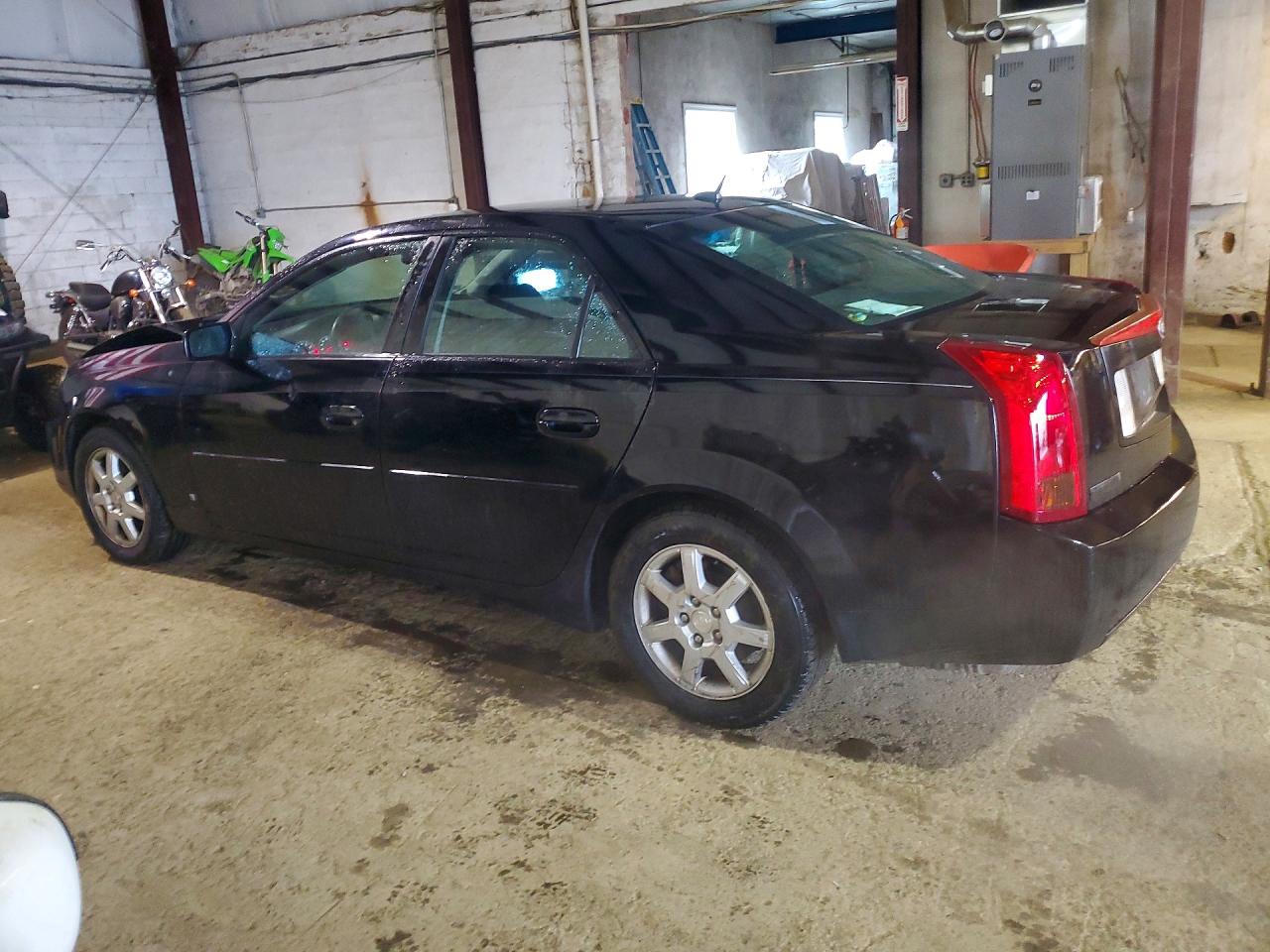 2007 Cadillac Cts Hi Feature V6 Black vin: 1G6DM57T370110461