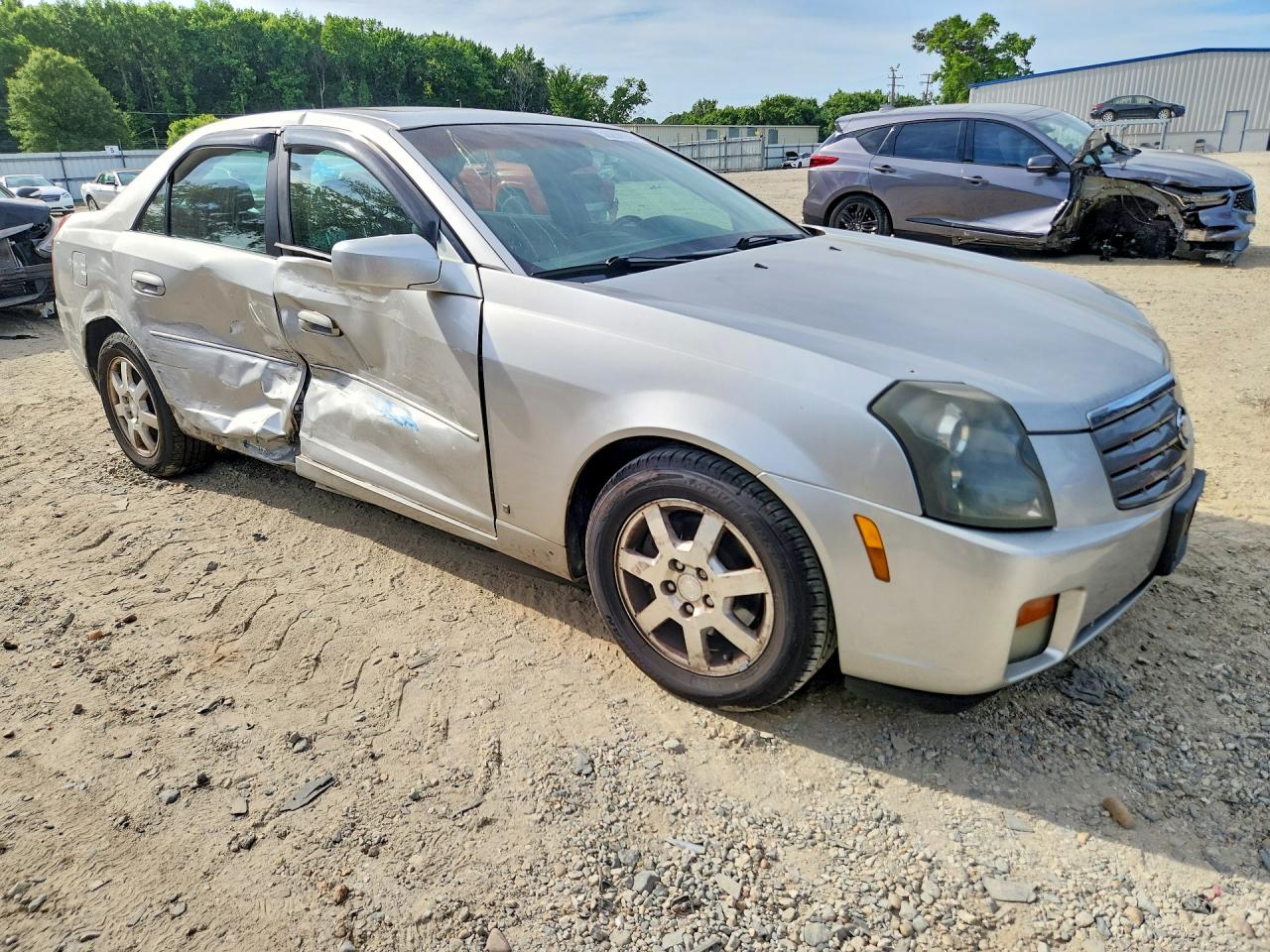 2006 Cadillac Cts Silver vin: 1G6DM57T460121841