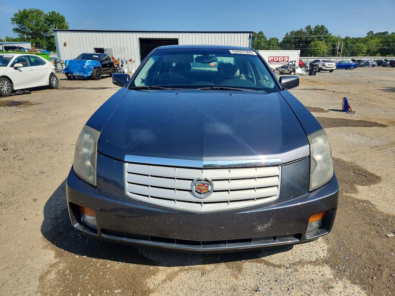 2007 Cadillac Cts Blue vin: 1G6DM57T470102644