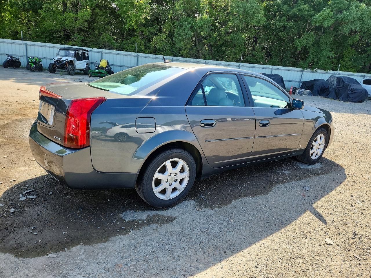 2007 Cadillac Cts Blue vin: 1G6DM57T470102644