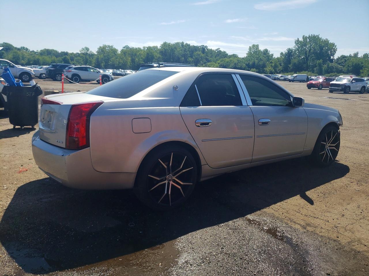 2007 Cadillac Cts Серебряный vin: 1G6DM57T470190613