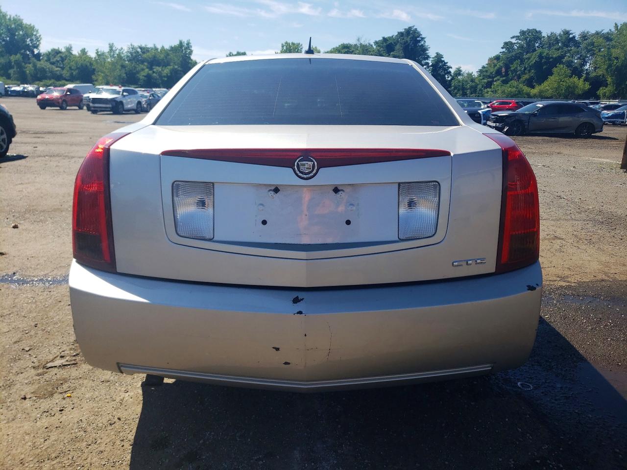 2007 Cadillac Cts Серебряный vin: 1G6DM57T470190613