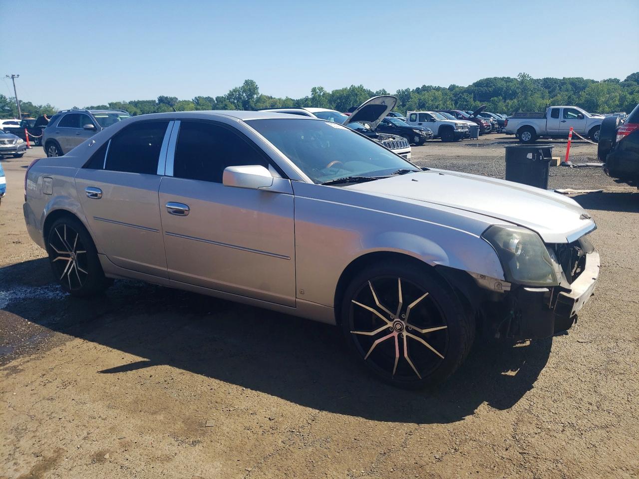 2007 Cadillac Cts Серебряный vin: 1G6DM57T470190613