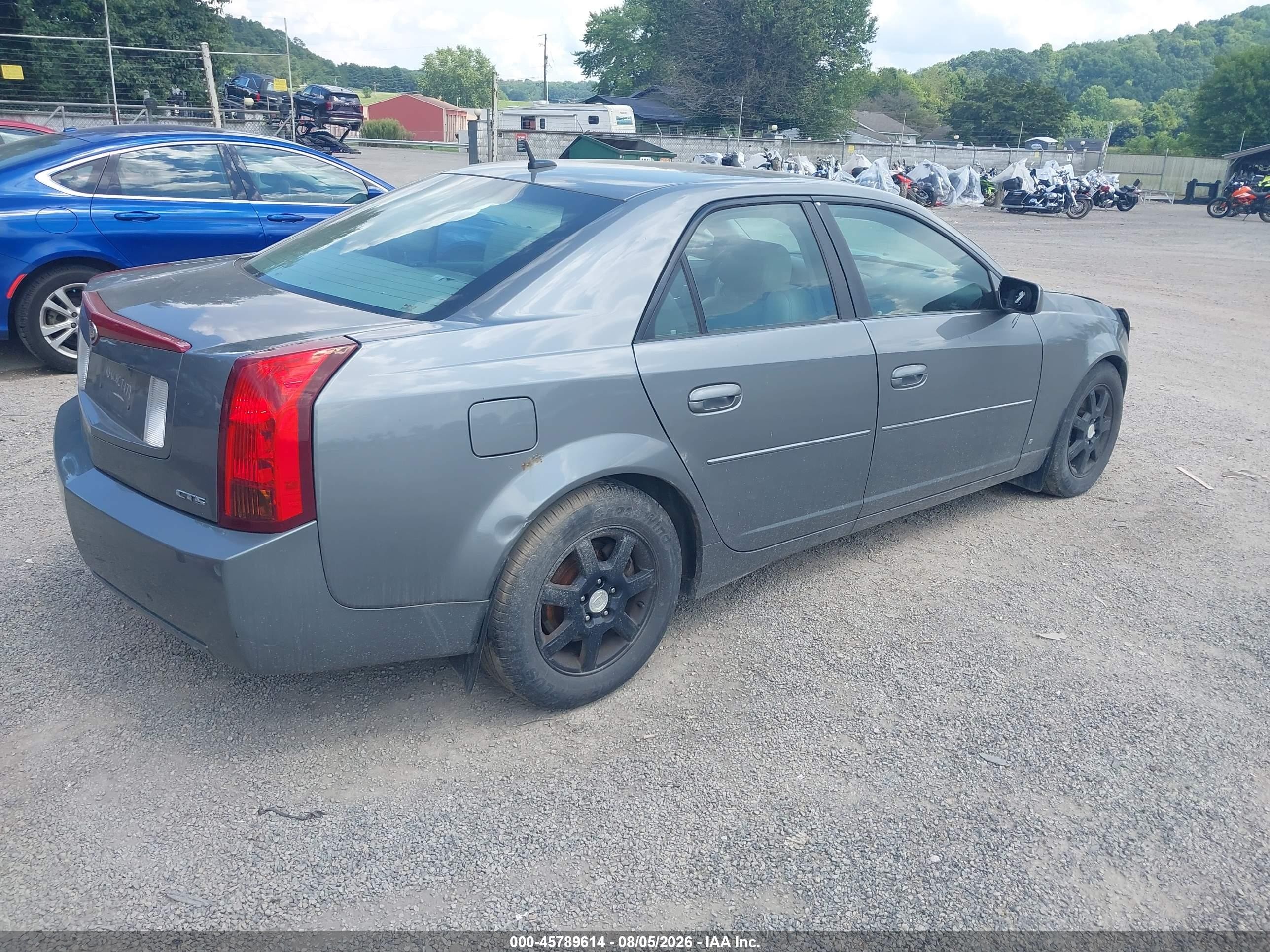2006 Cadillac Cts Base W/1sa Silver vin: 1G6DM57T660110839