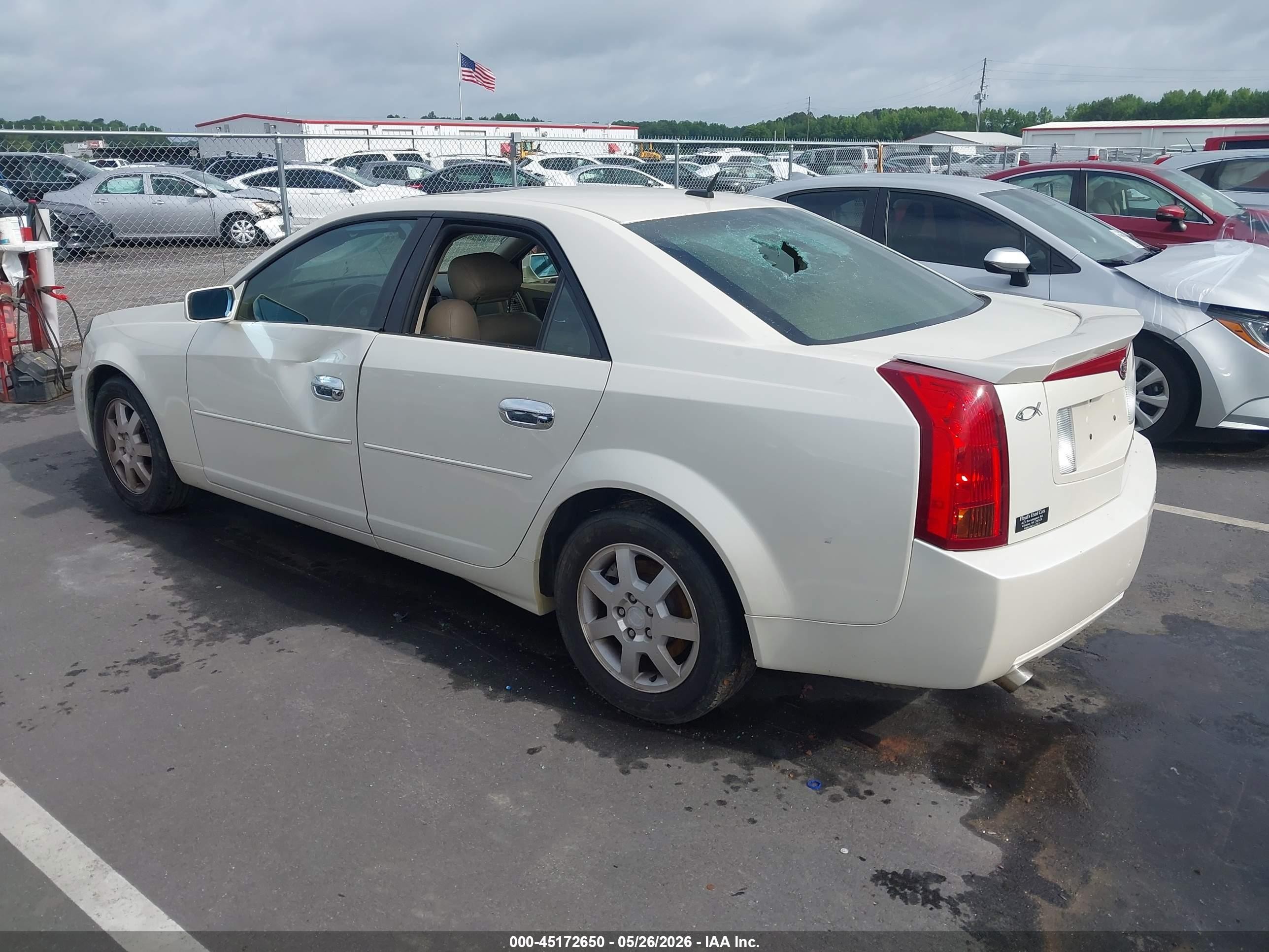 2006 Cadillac Cts Standard White vin: 1G6DM57T660116740