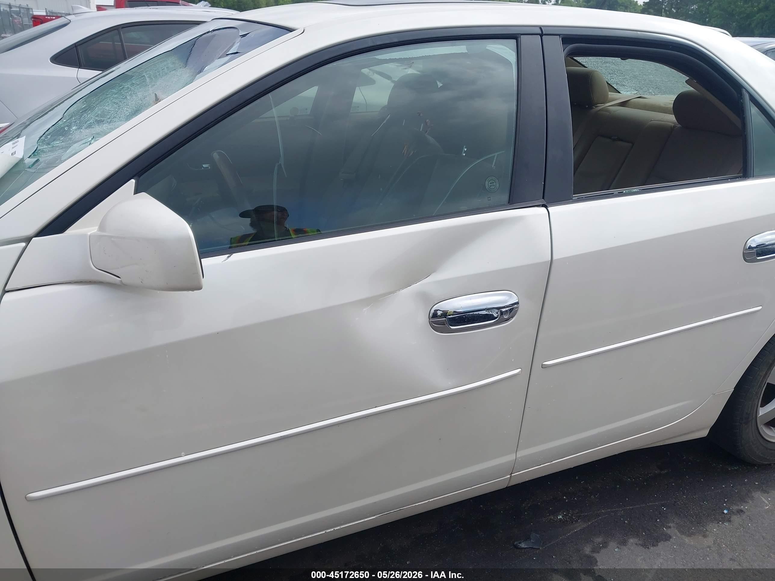 2006 Cadillac Cts Standard White vin: 1G6DM57T660116740