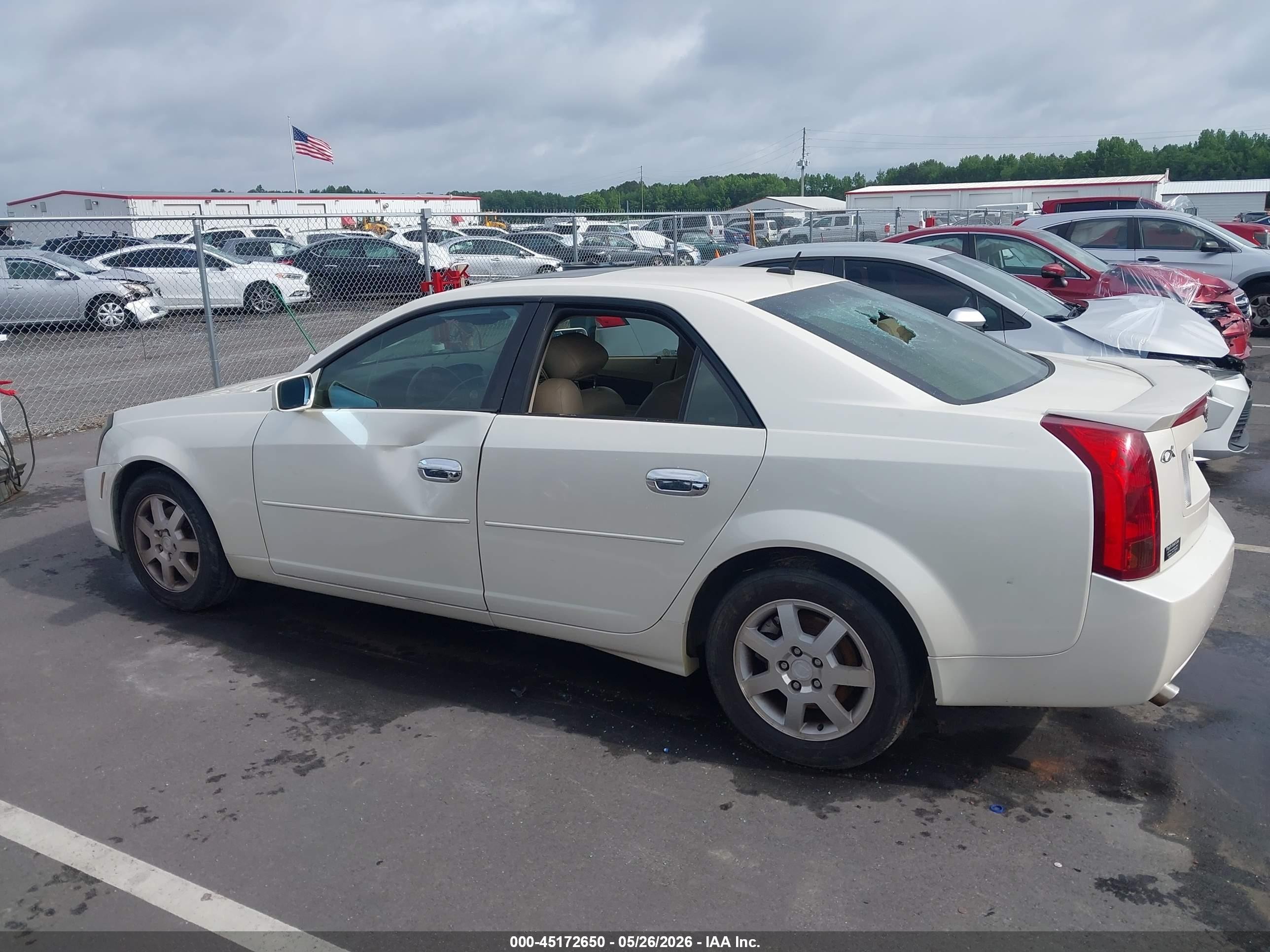 2006 Cadillac Cts Standard White vin: 1G6DM57T660116740