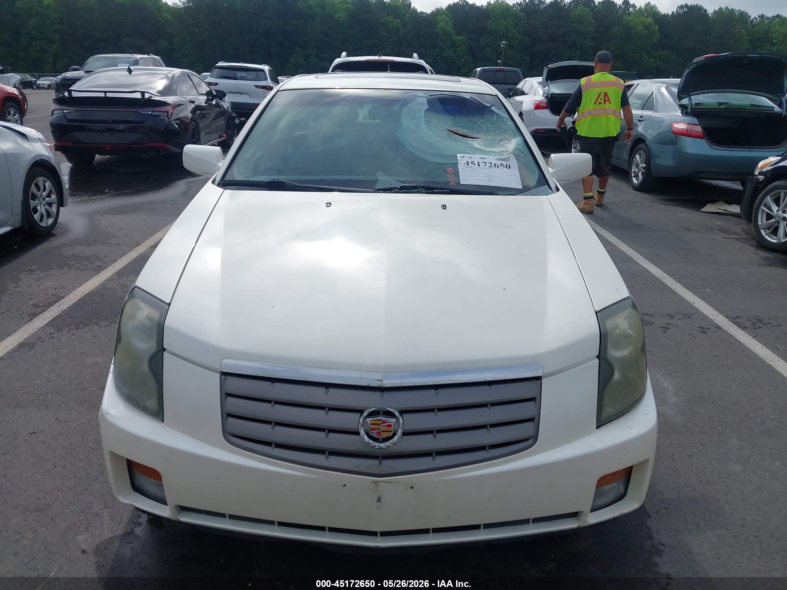 2006 Cadillac Cts Standard White vin: 1G6DM57T660116740