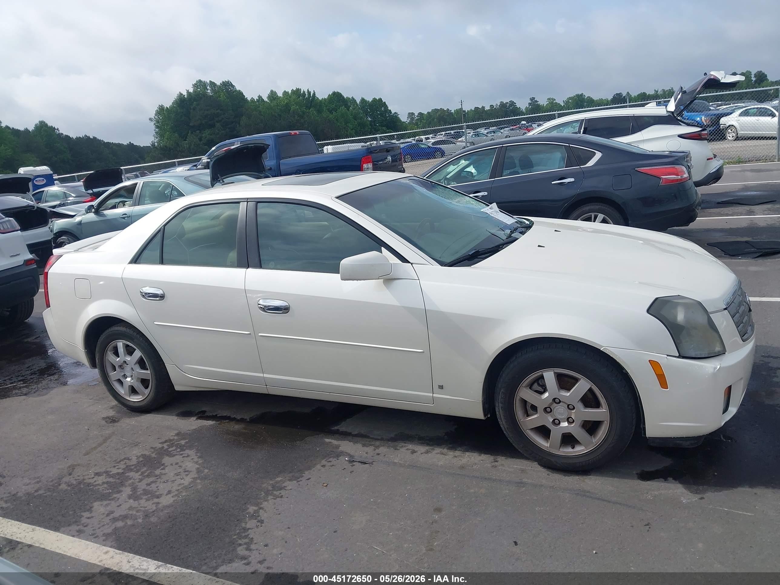 2006 Cadillac Cts Standard White vin: 1G6DM57T660116740