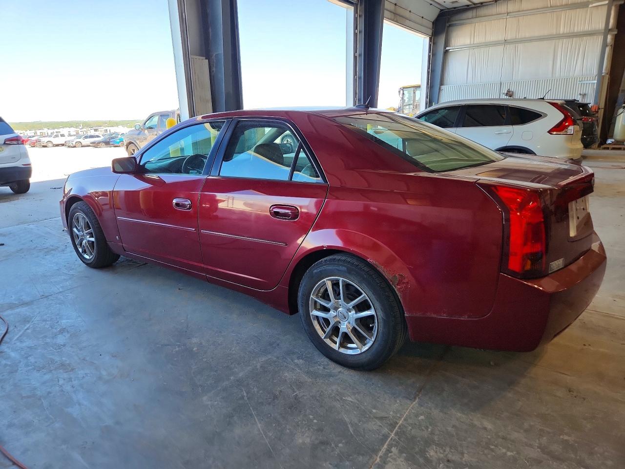 2006 Cadillac Cts Red vin: 1G6DM57T660120111