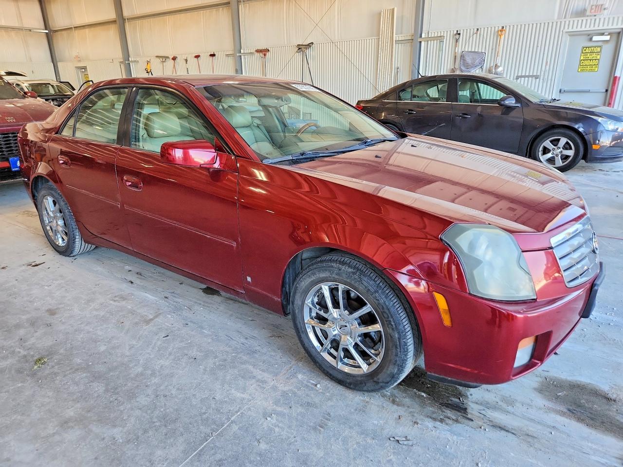 2006 Cadillac Cts Red vin: 1G6DM57T660120111