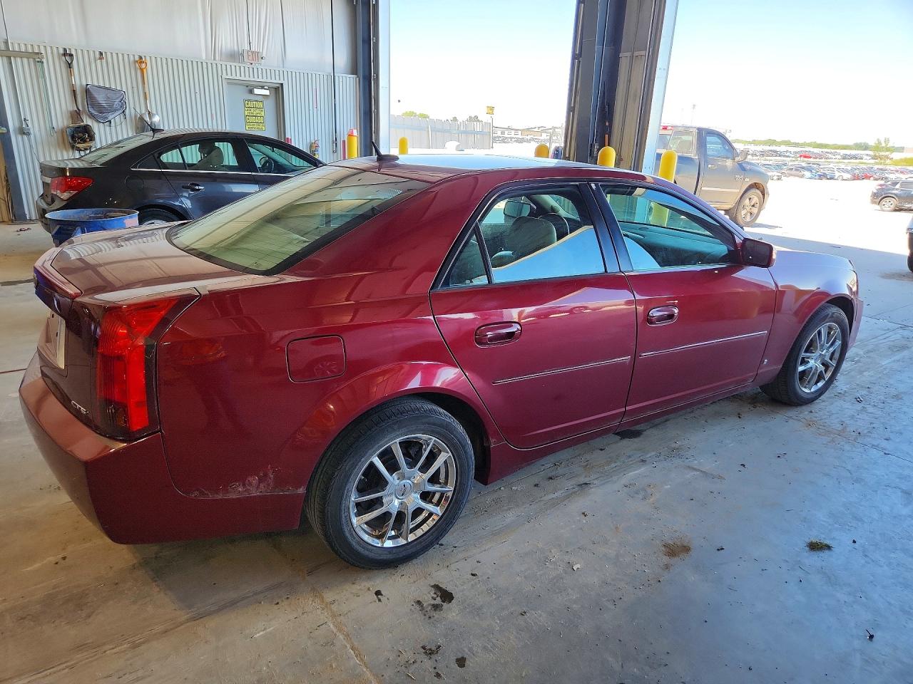 2006 Cadillac Cts Red vin: 1G6DM57T660120111
