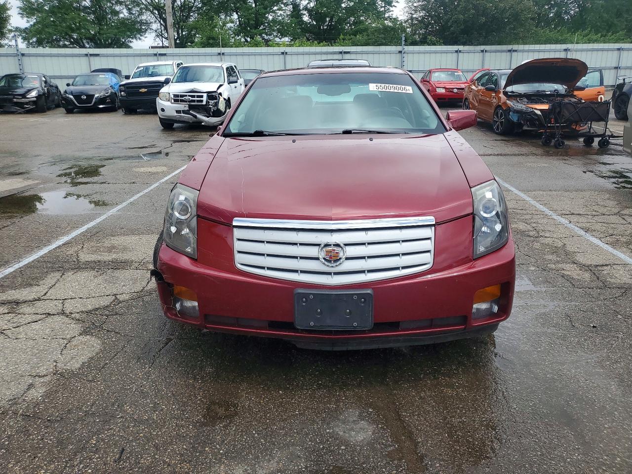2007 Cadillac Cts Red vin: 1G6DM57T670134544