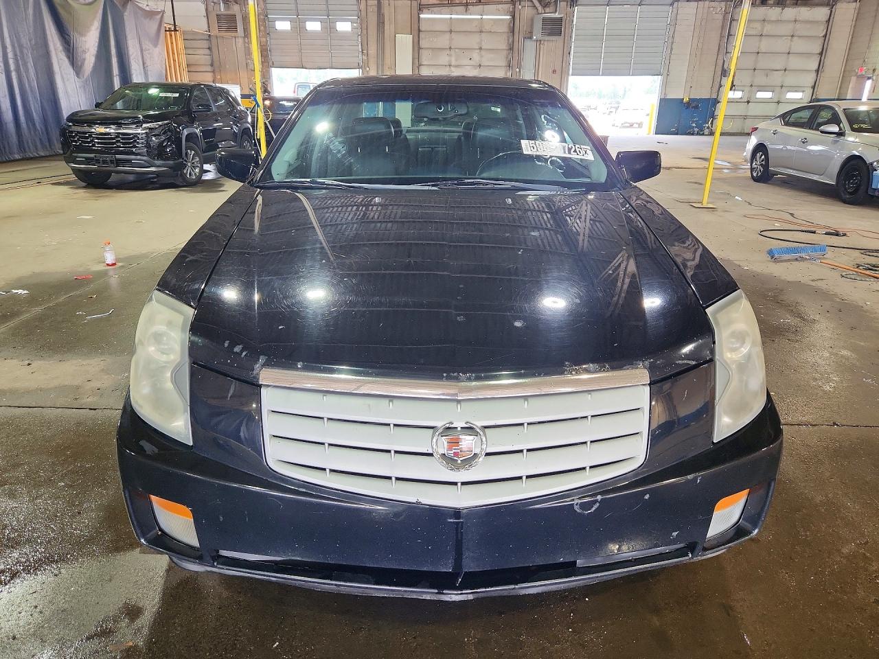 2007 Cadillac Cts Black vin: 1G6DM57T670138786