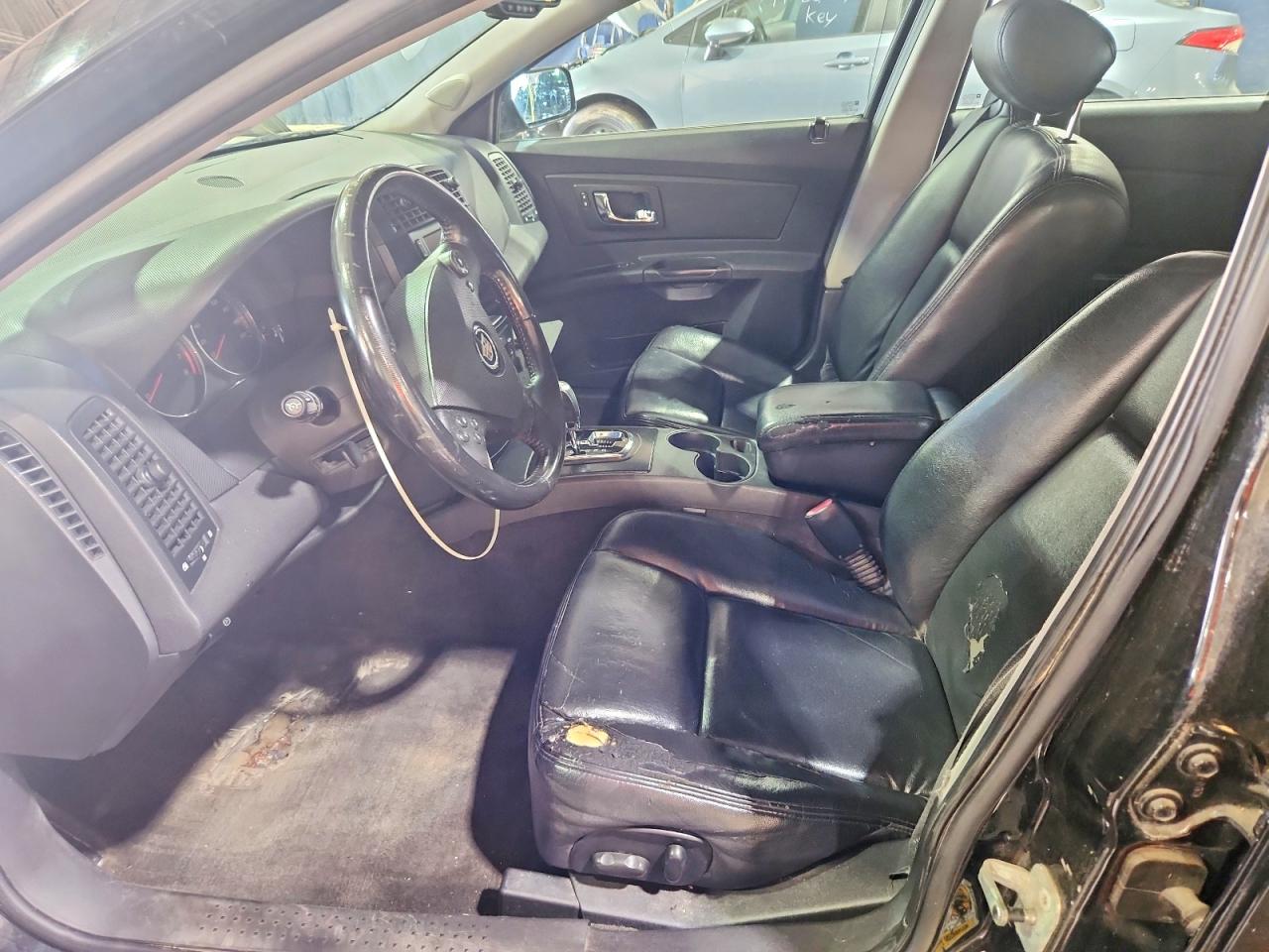 2007 Cadillac Cts Black vin: 1G6DM57T670138786