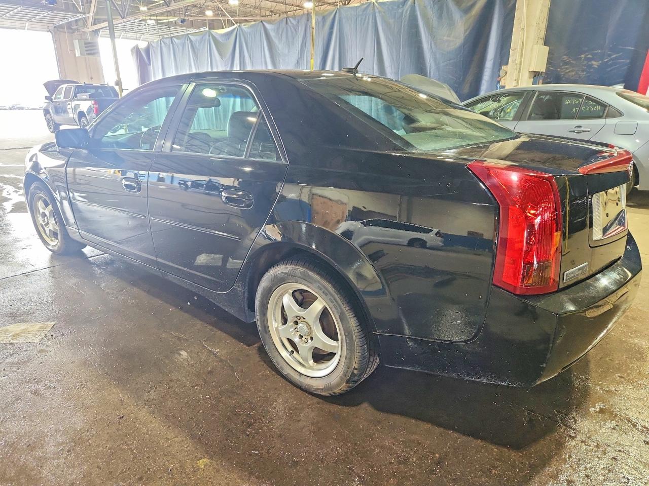 2007 Cadillac Cts Black vin: 1G6DM57T670138786