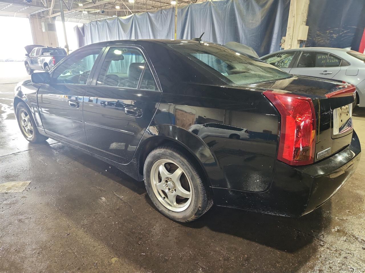 2007 Cadillac Cts Black vin: 1G6DM57T670138786 Damage: Left Front Door, Dent(S) W/ Paint Dmg, 5 To 6 Inches