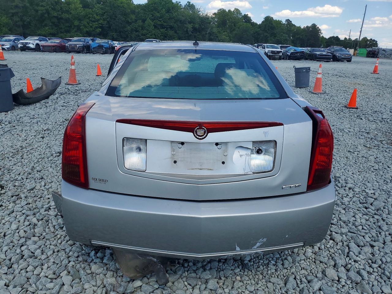 2007 Cadillac Cts Silver vin: 1G6DM57T870123092