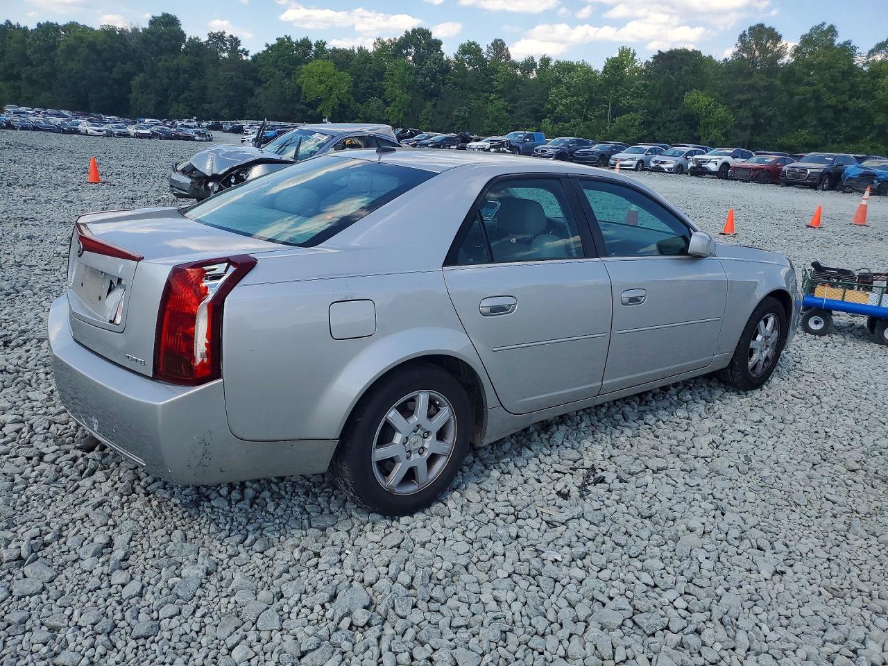 2007 Cadillac Cts Silver vin: 1G6DM57T870123092