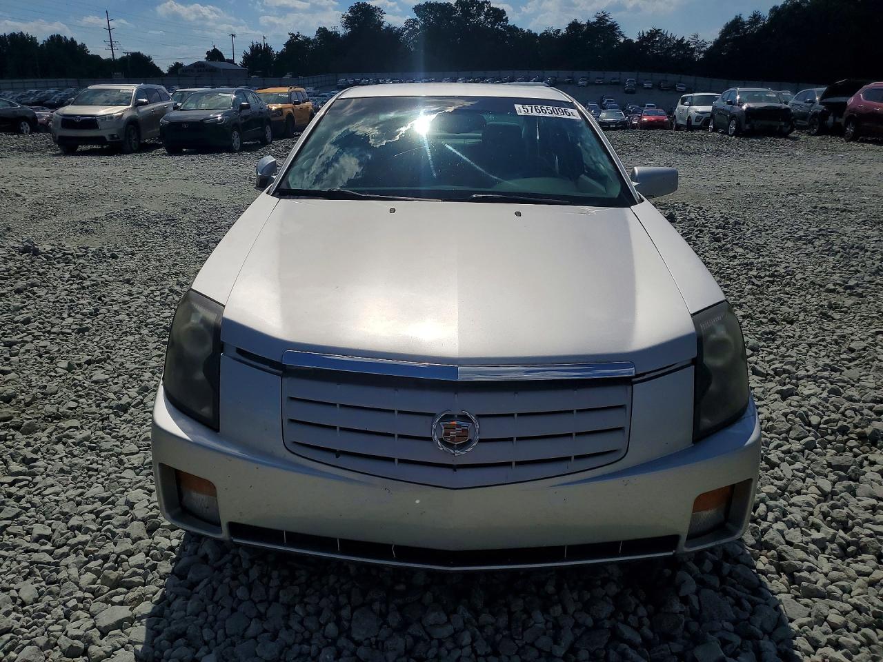 2007 Cadillac Cts Silver vin: 1G6DM57T870123092