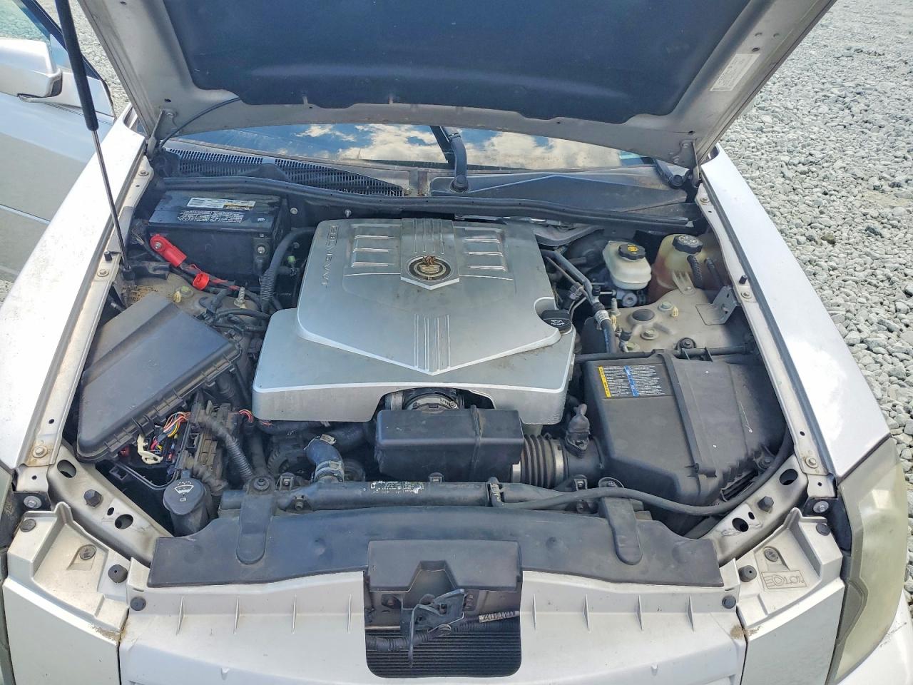 2007 Cadillac Cts Silver vin: 1G6DM57T870123092