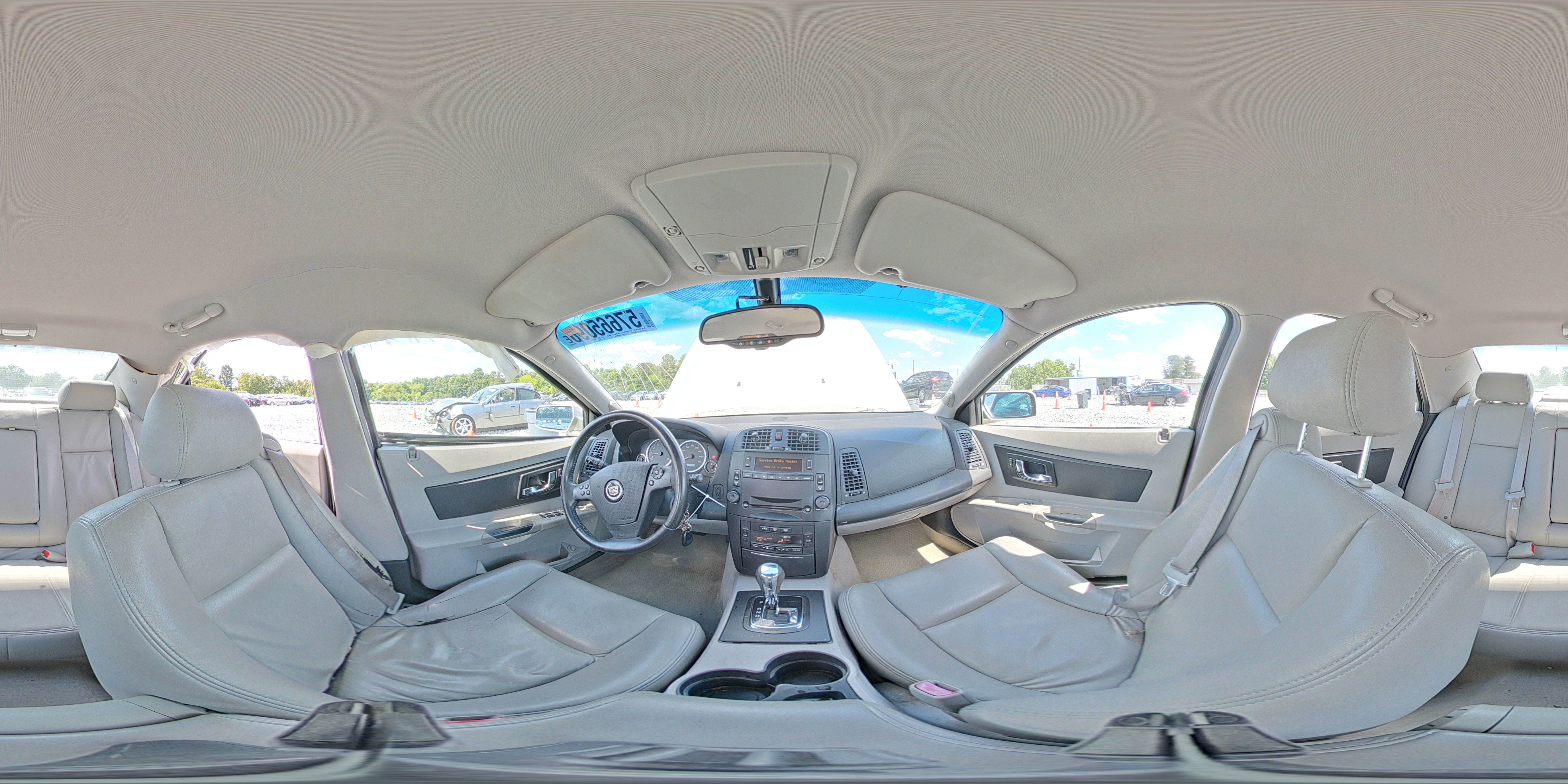 2007 Cadillac Cts Silver vin: 1G6DM57T870123092