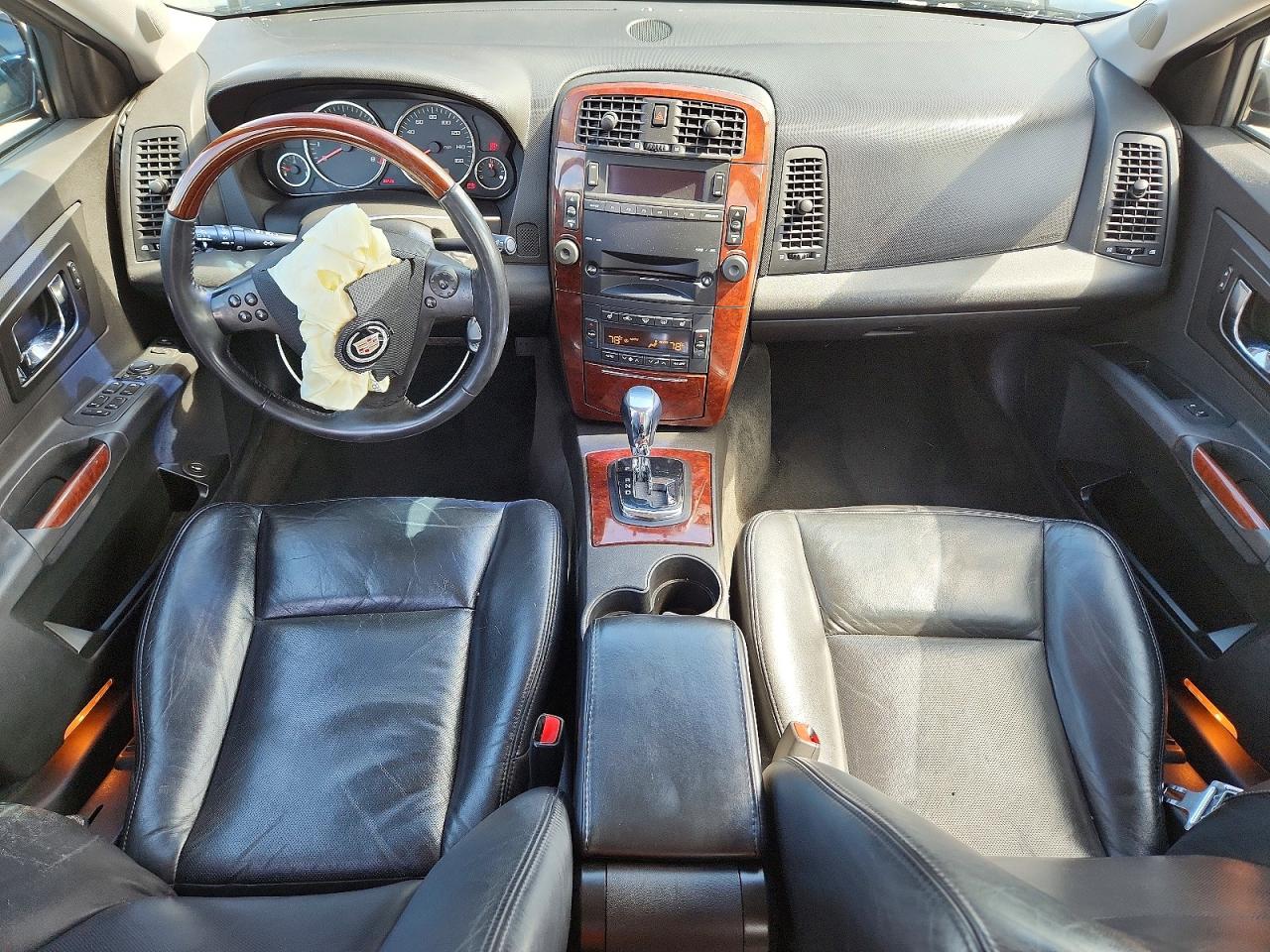 2007 Cadillac Cts Black vin: 1G6DM57T870172406