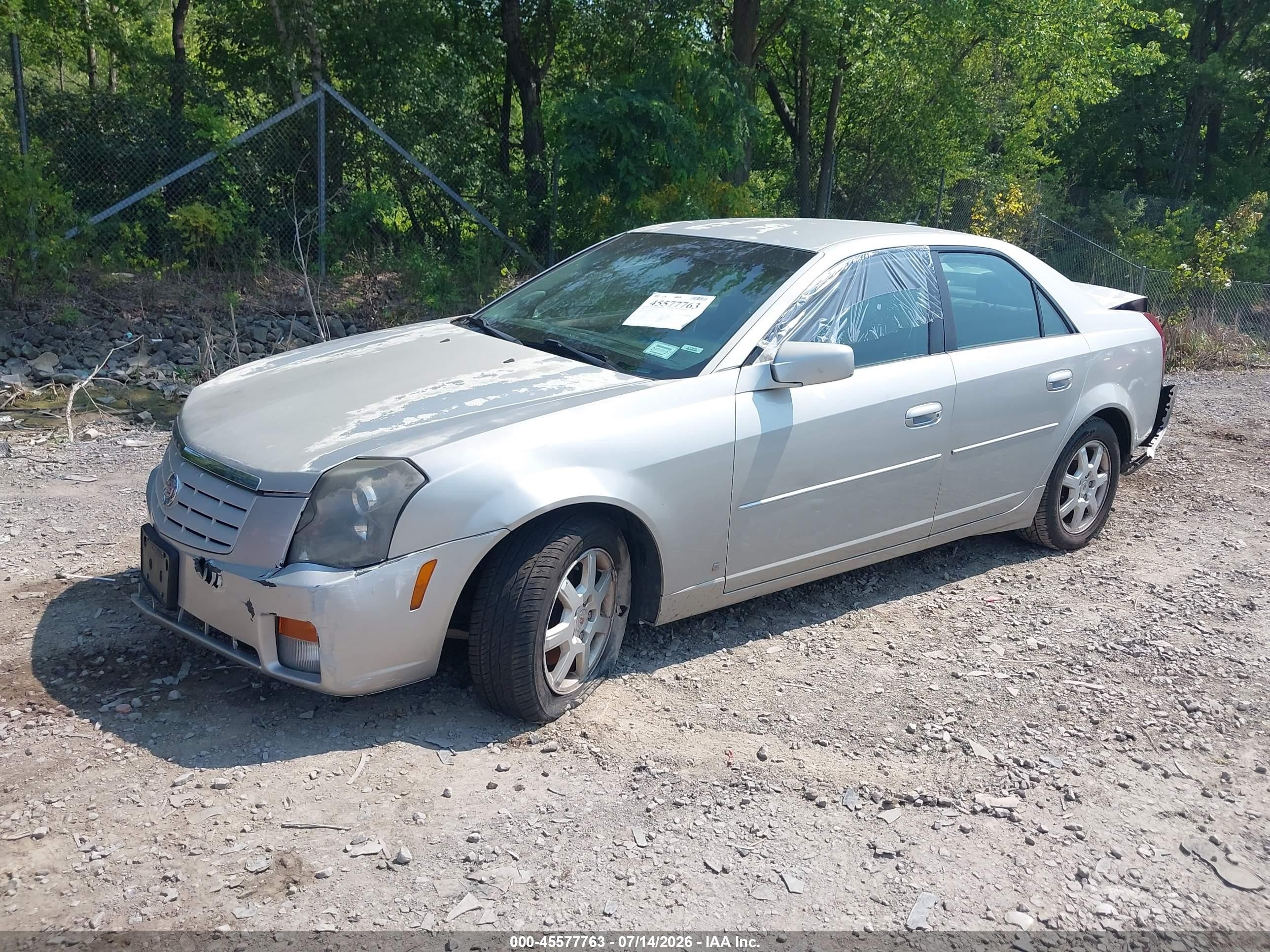 2007 Cadillac Cts Base W/1sa Silver vin: 1G6DM57T870184443