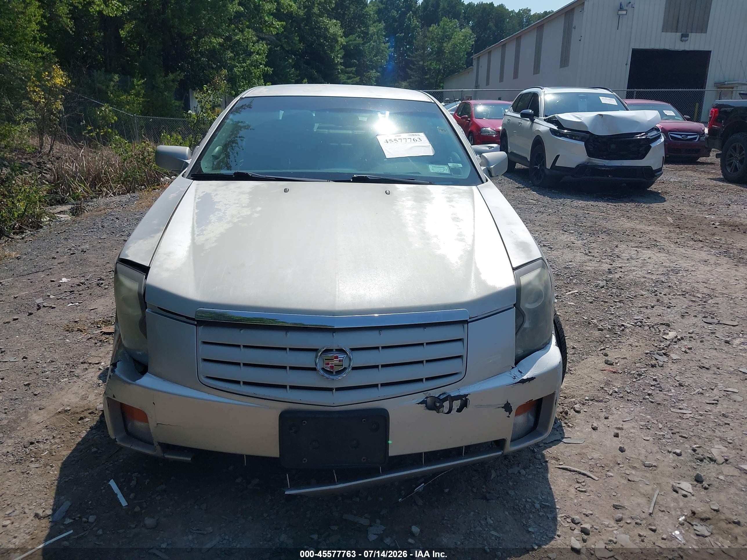 2007 Cadillac Cts Base W/1sa Silver vin: 1G6DM57T870184443