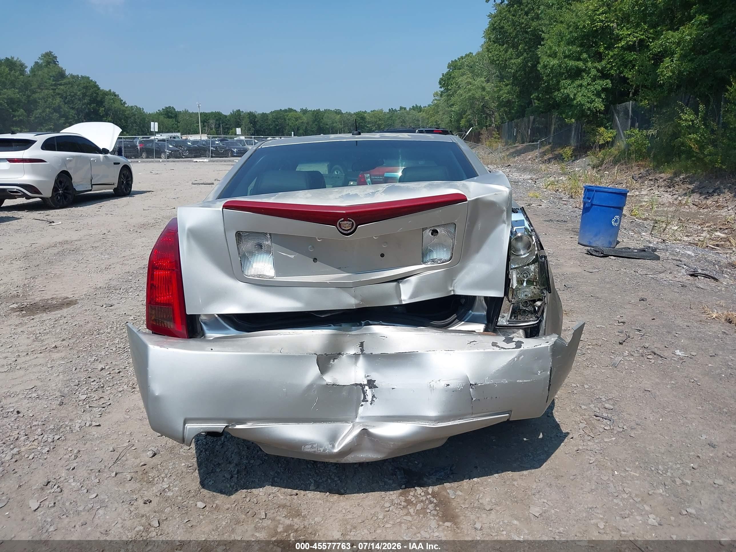 2007 Cadillac Cts Base W/1sa Silver vin: 1G6DM57T870184443