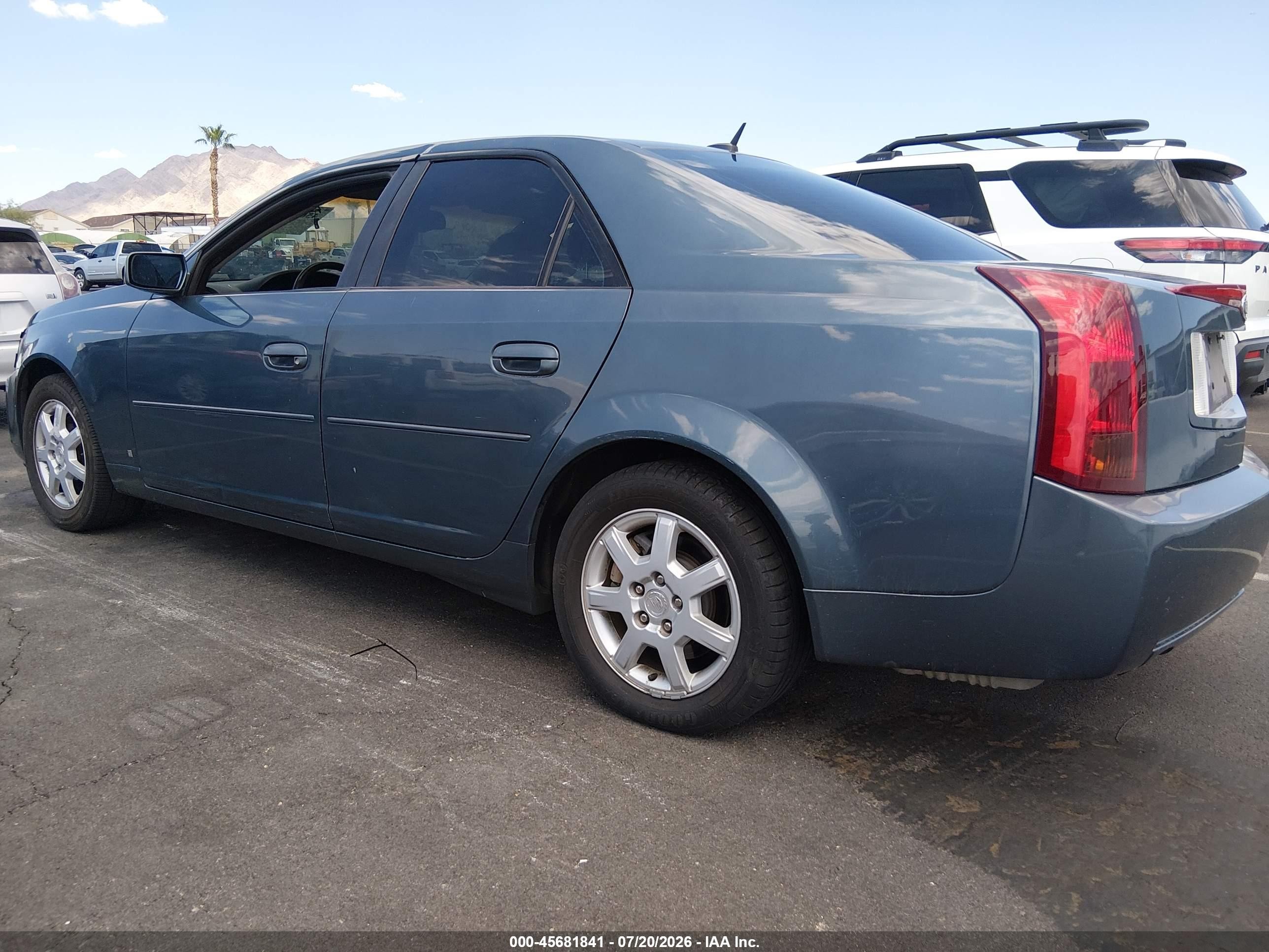 2006 Cadillac Cts Base W/1sa Blue vin: 1G6DM57T960106655