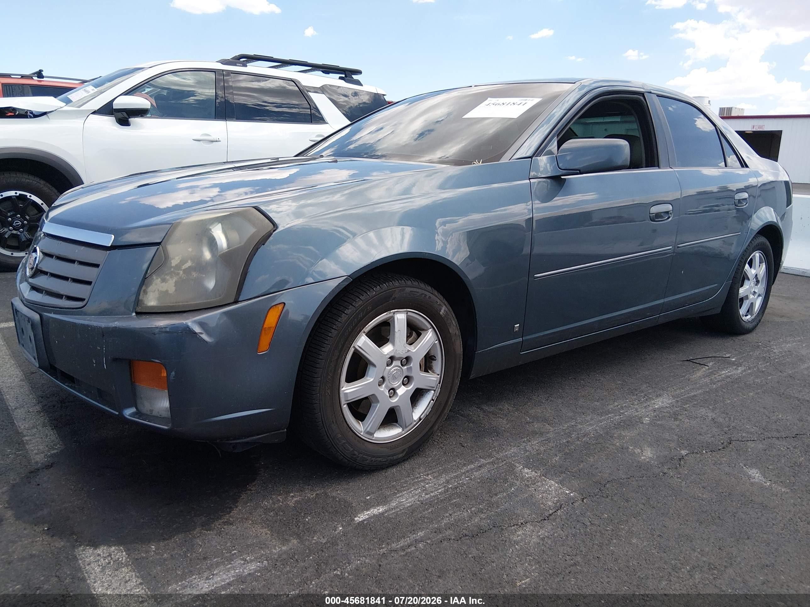 2006 Cadillac Cts Base W/1sa Blue vin: 1G6DM57T960106655