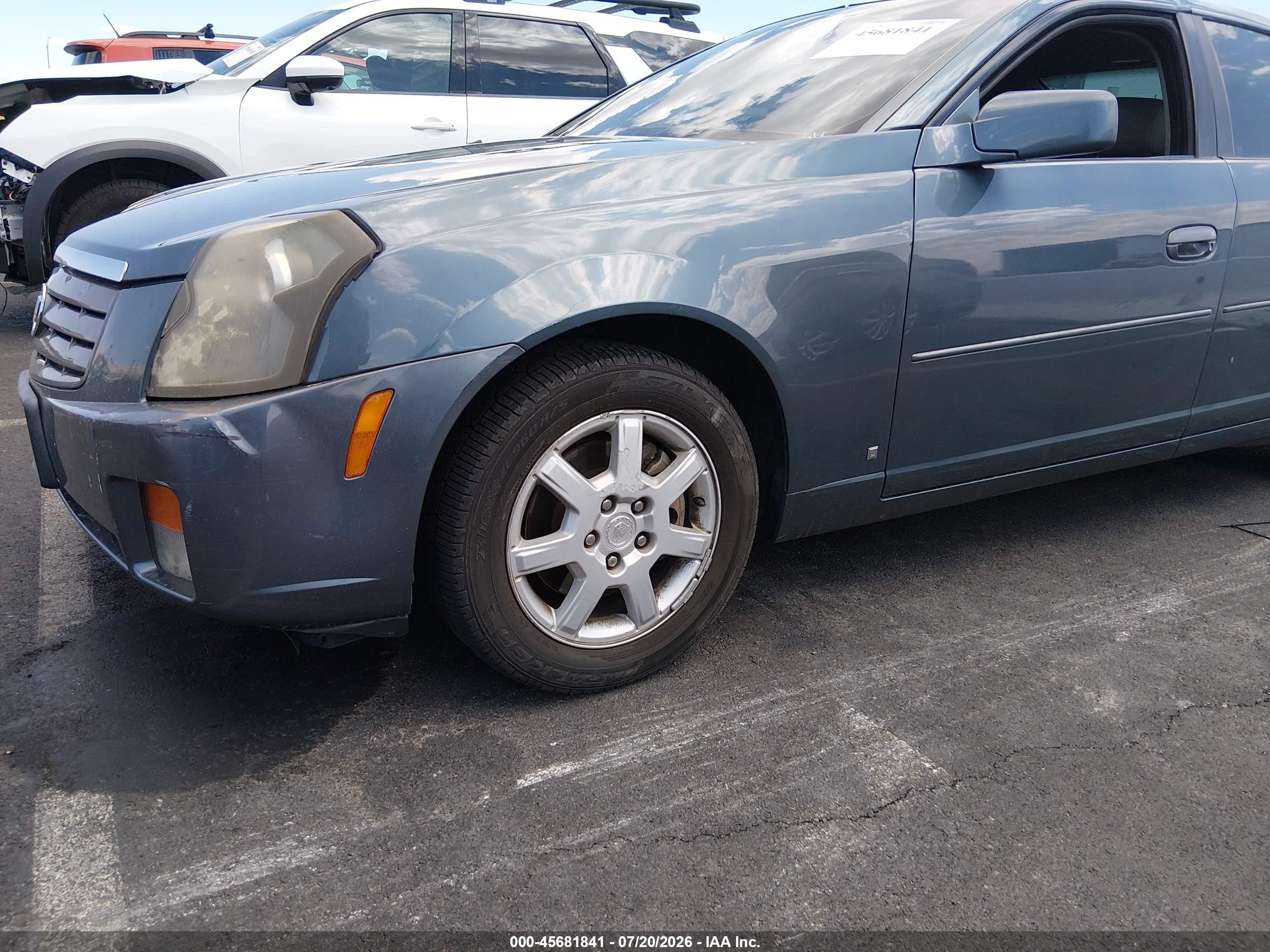 2006 Cadillac Cts Base W/1sa Blue vin: 1G6DM57T960106655