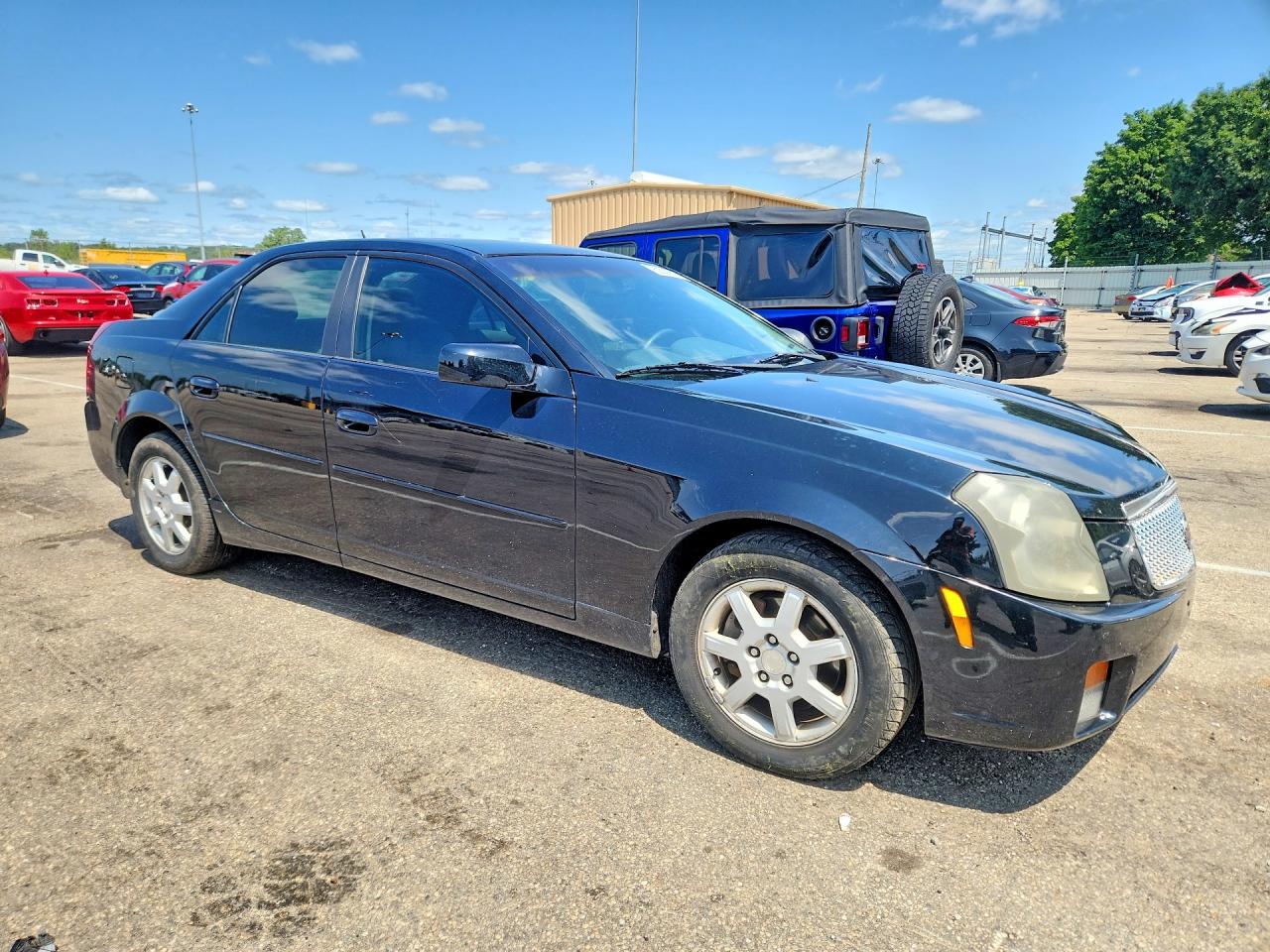 2006 Cadillac Cts Black vin: 1G6DM57T960107921