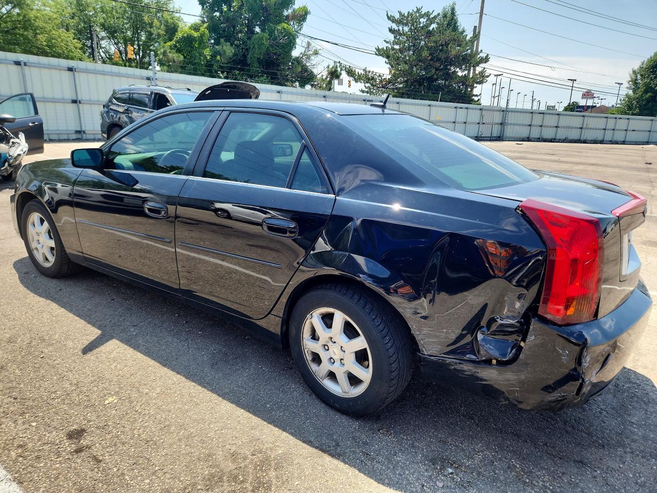 2006 Cadillac Cts Black vin: 1G6DM57T960107921