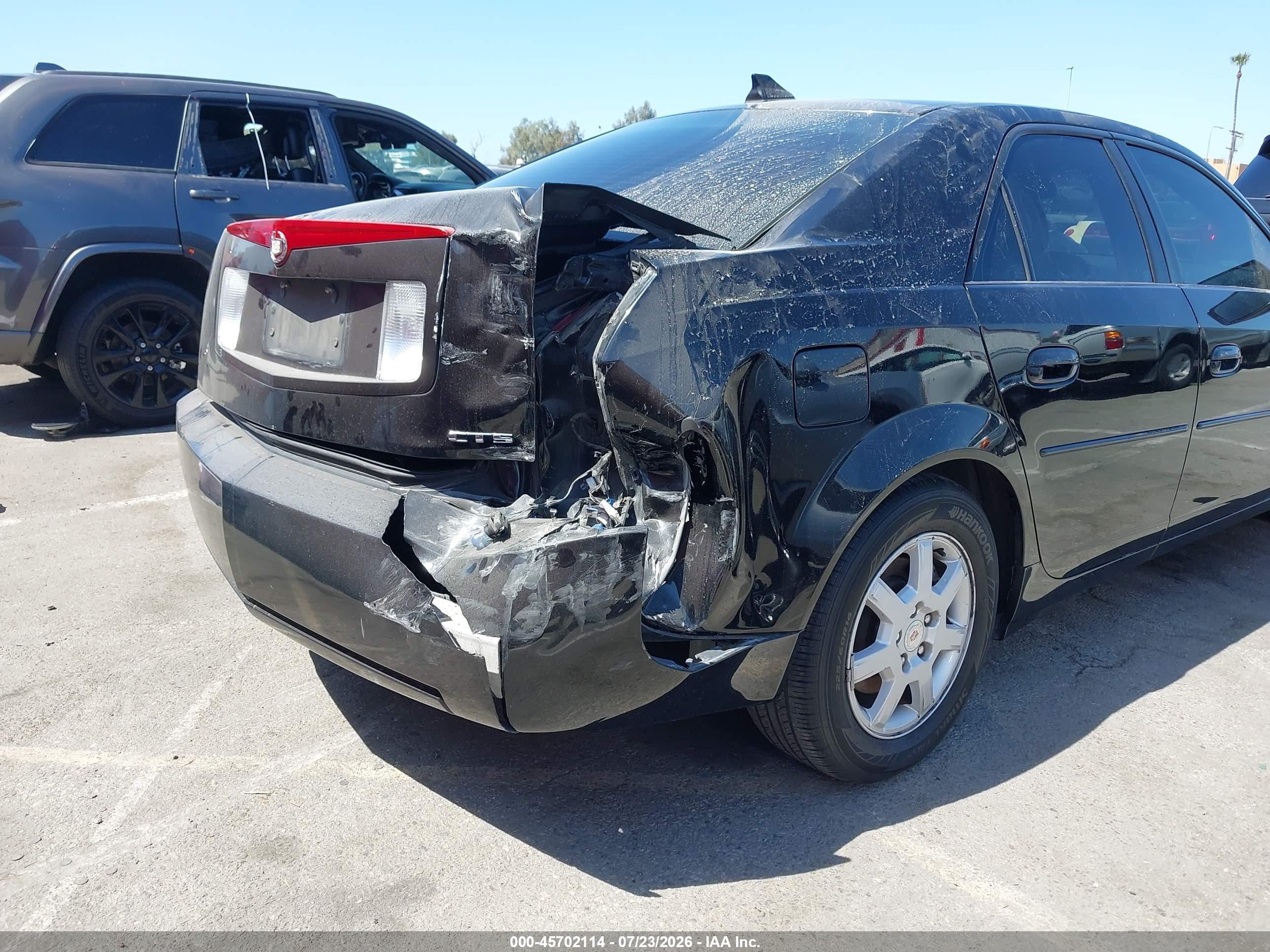 2007 Cadillac Cts Base W/1sa Black vin: 1G6DM57T970191742