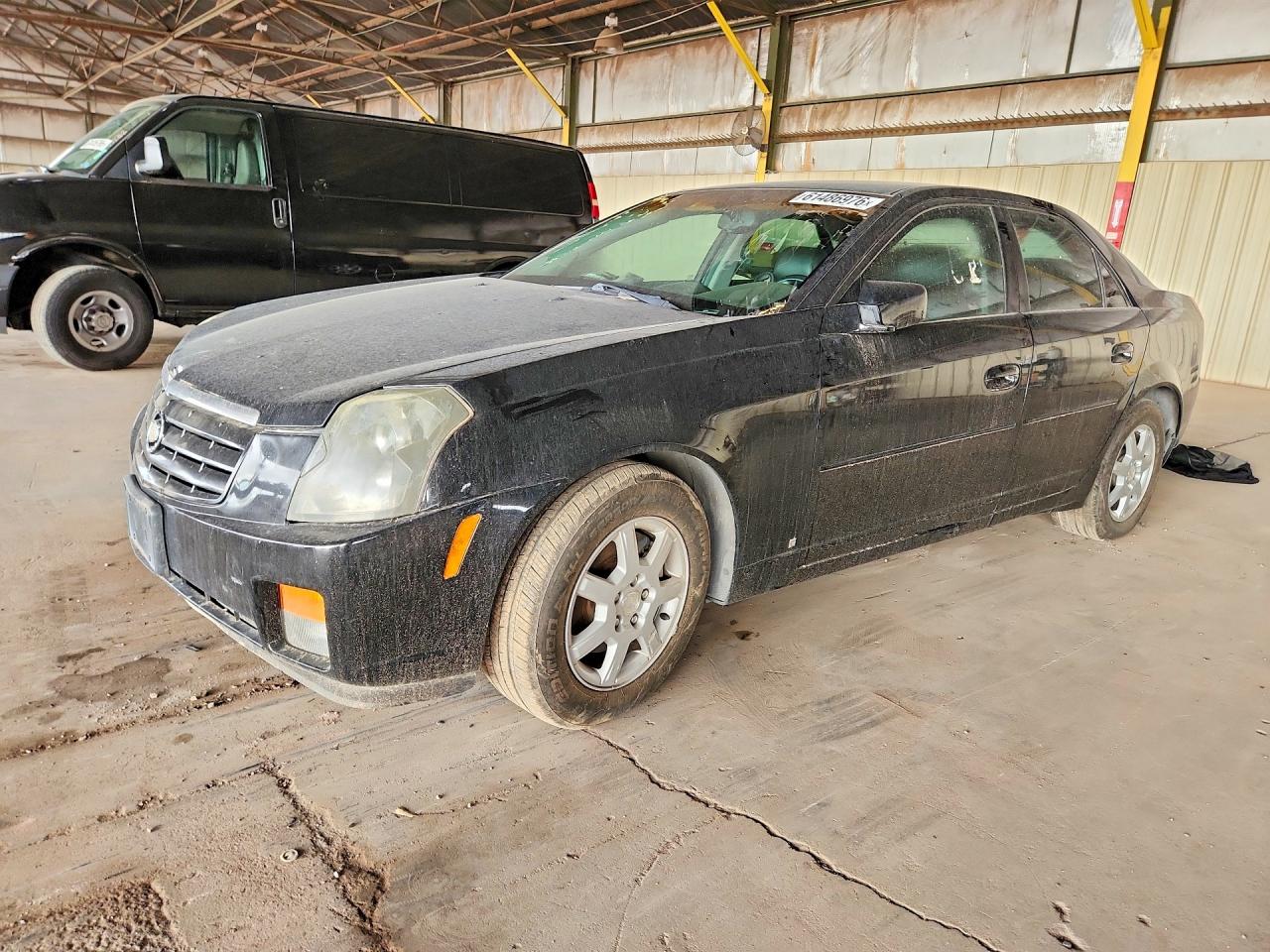 2006 Cadillac Cts Black vin: 1G6DM57TX60165553