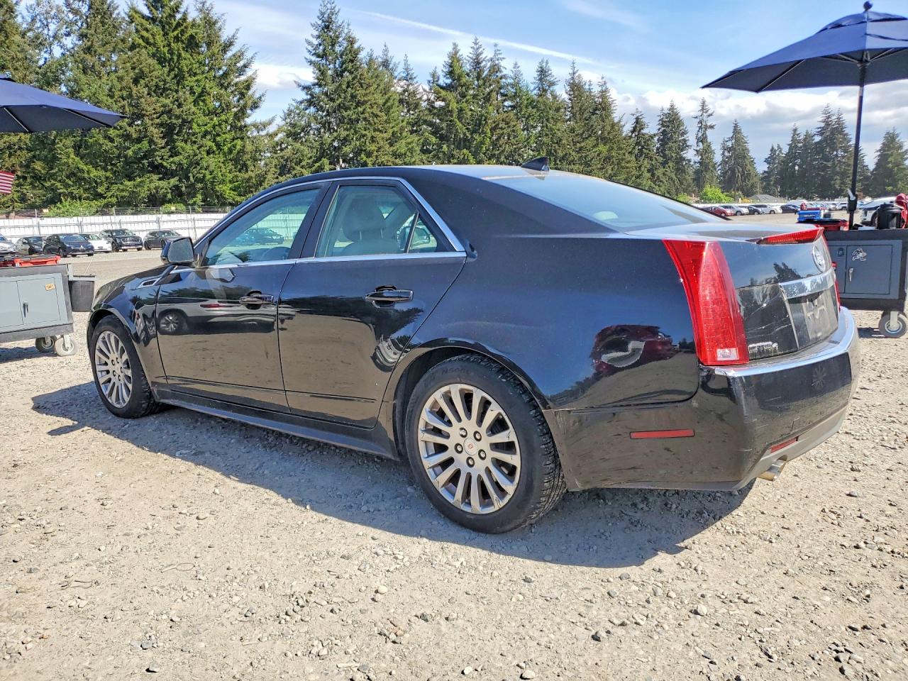 2012 Cadillac Cts Performance Collection Black vin: 1G6DM5E30C0106963
