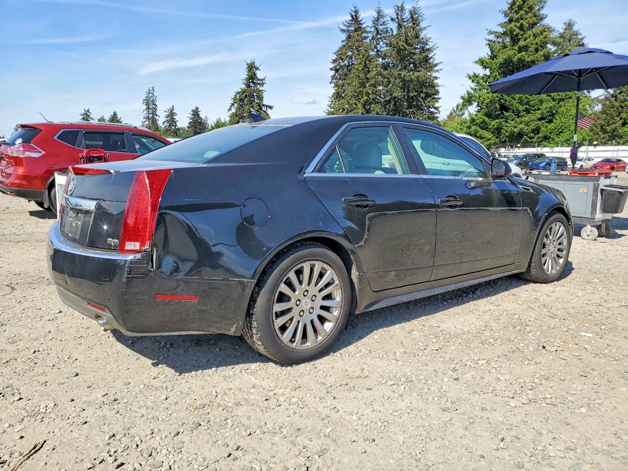 2012 Cadillac Cts Performance Collection Black vin: 1G6DM5E30C0106963