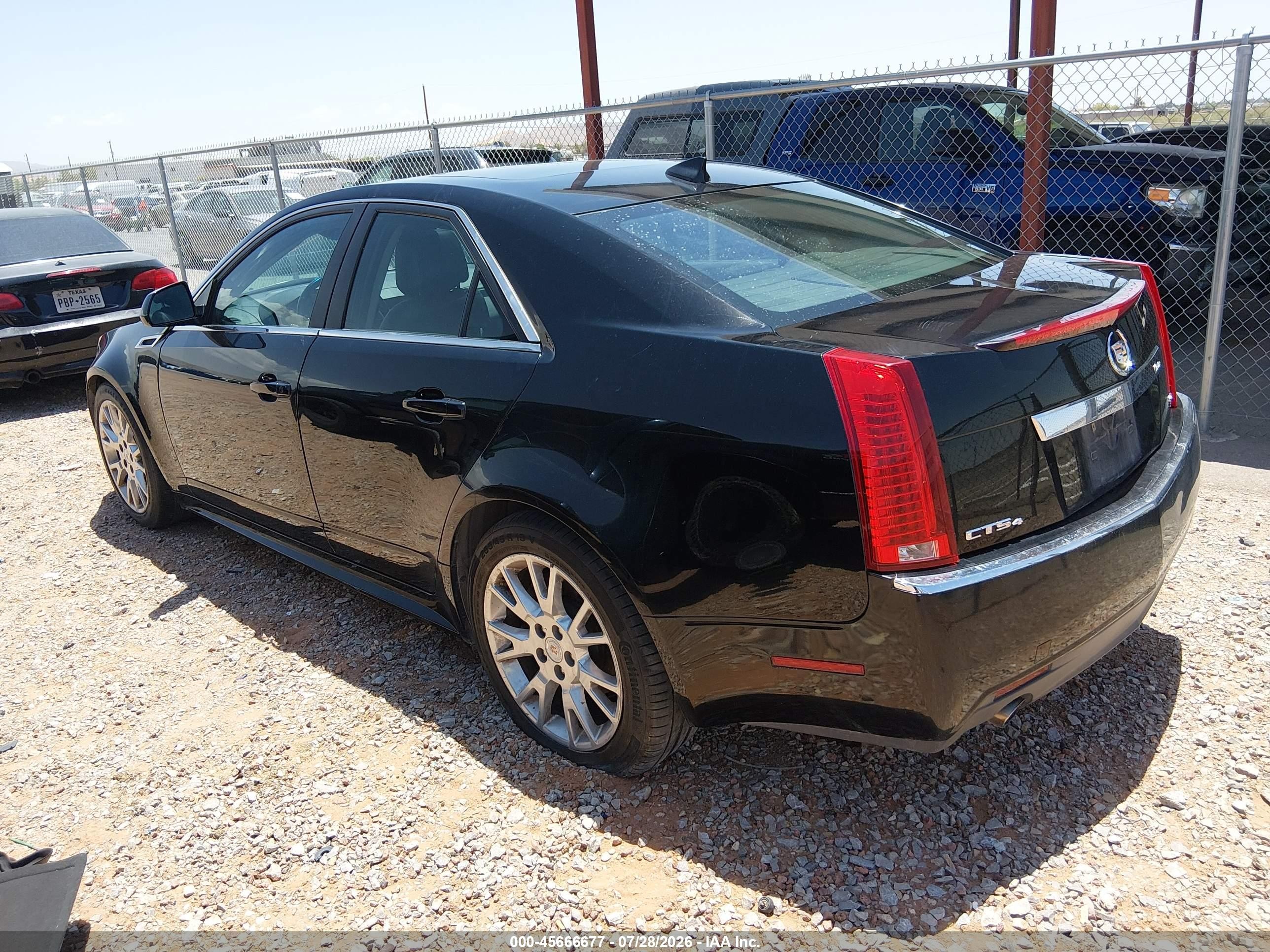 2013 Cadillac Cts Performance Black vin: 1G6DM5E34D0145542