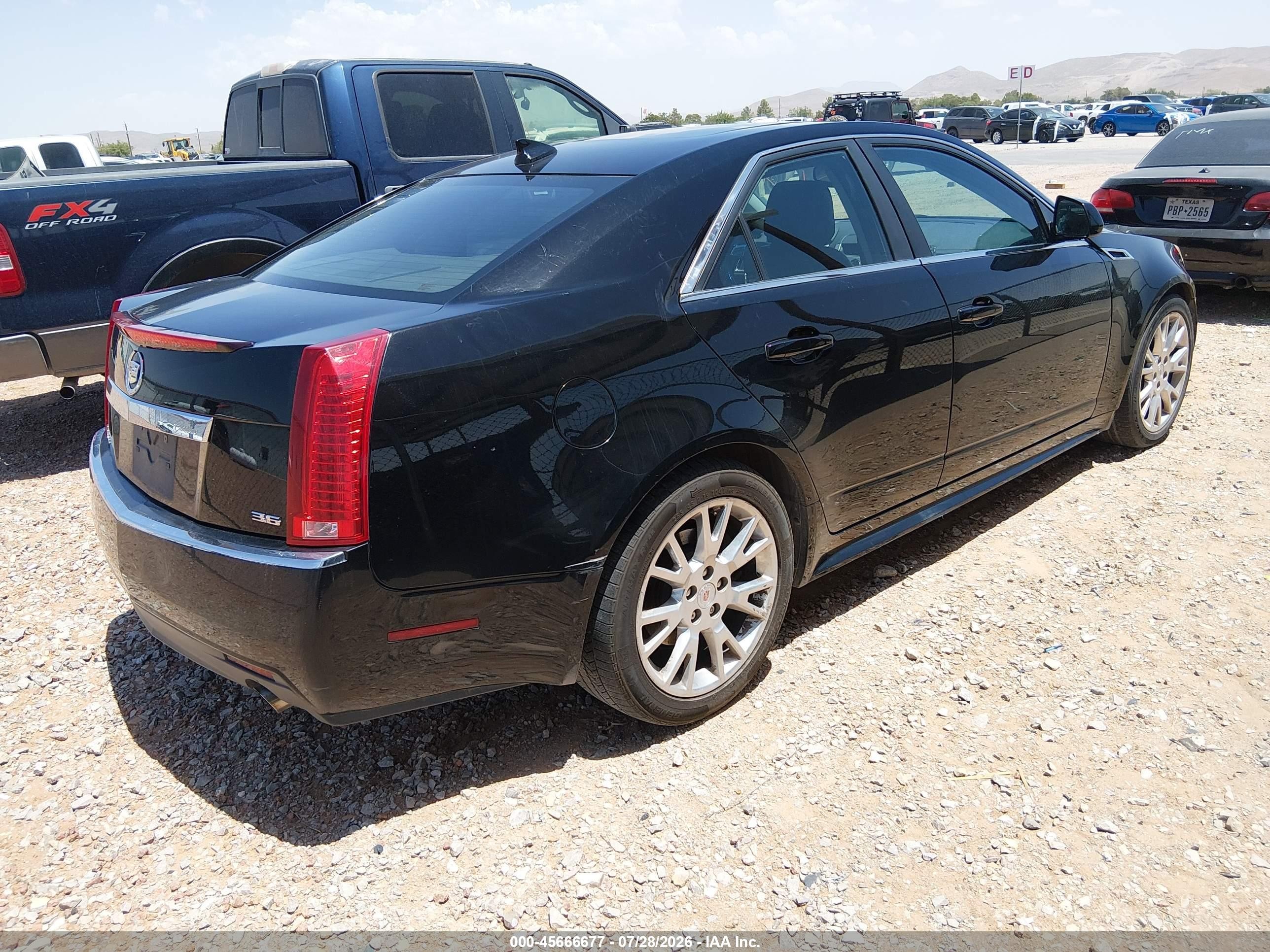 2013 Cadillac Cts Performance Black vin: 1G6DM5E34D0145542