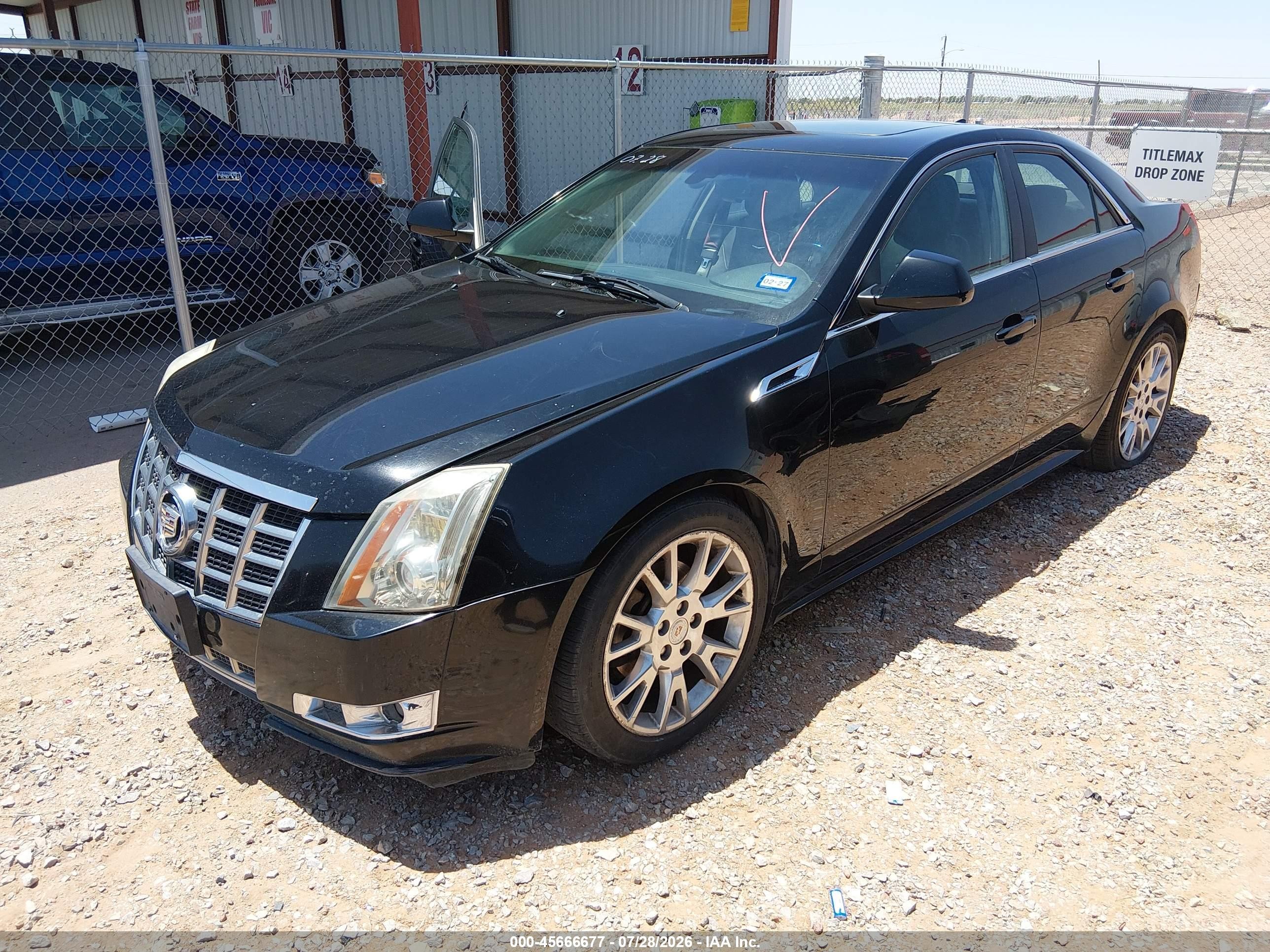 2013 Cadillac Cts Performance Black vin: 1G6DM5E34D0145542
