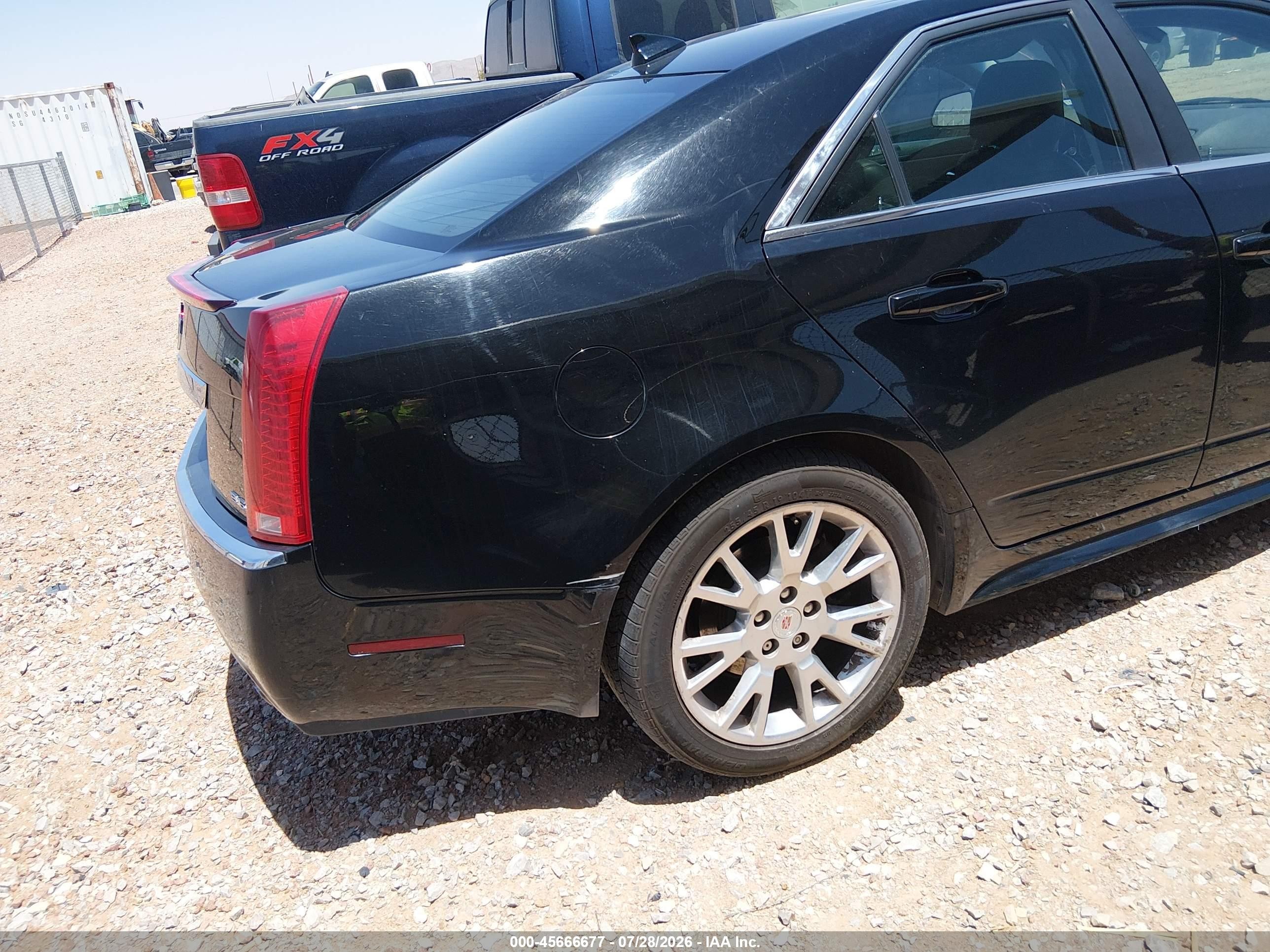 2013 Cadillac Cts Performance Black vin: 1G6DM5E34D0145542